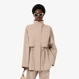 Kadın Oversize Fit Bej Ceket Bej