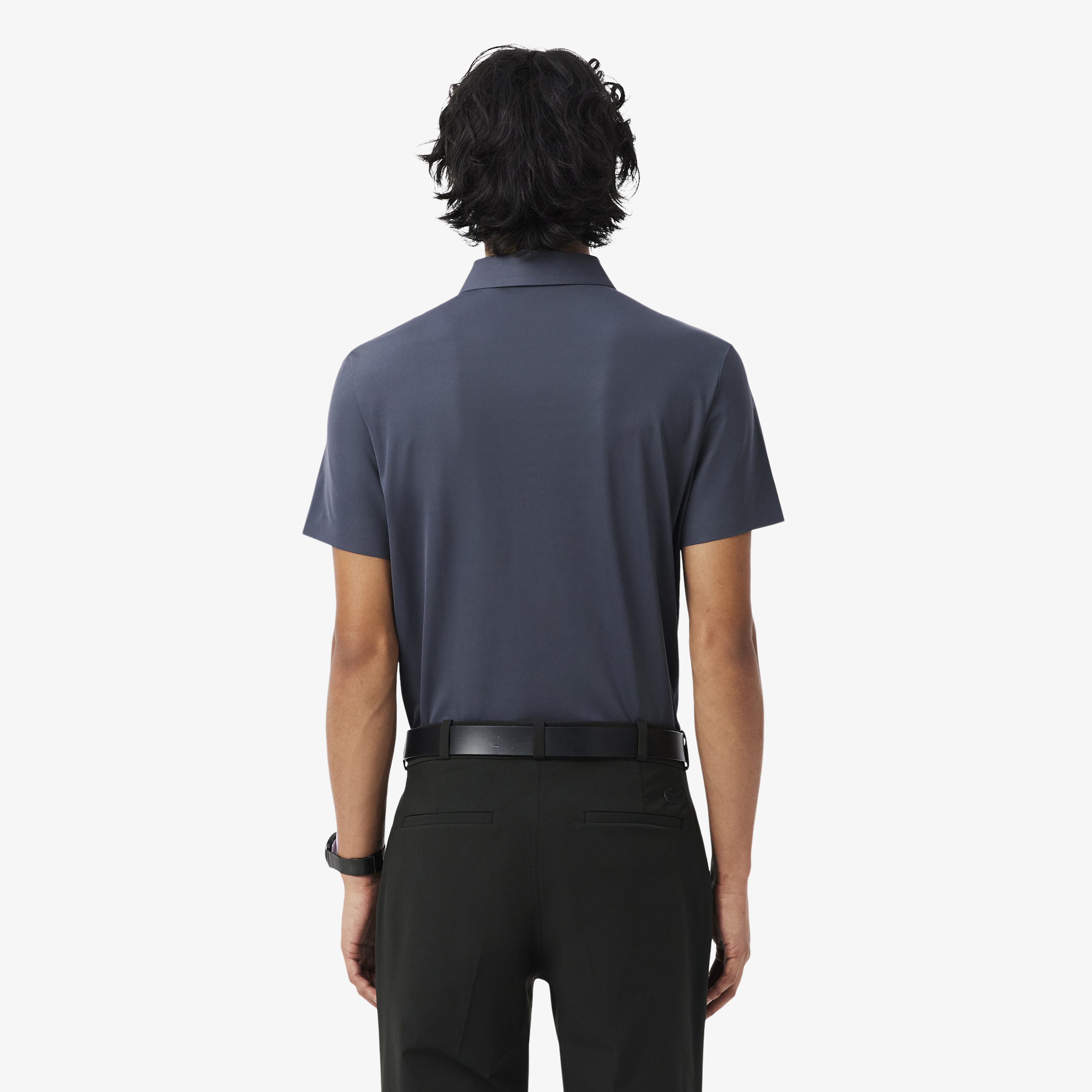 Erkek Regular Fit Koyu Gri Commuter Polo