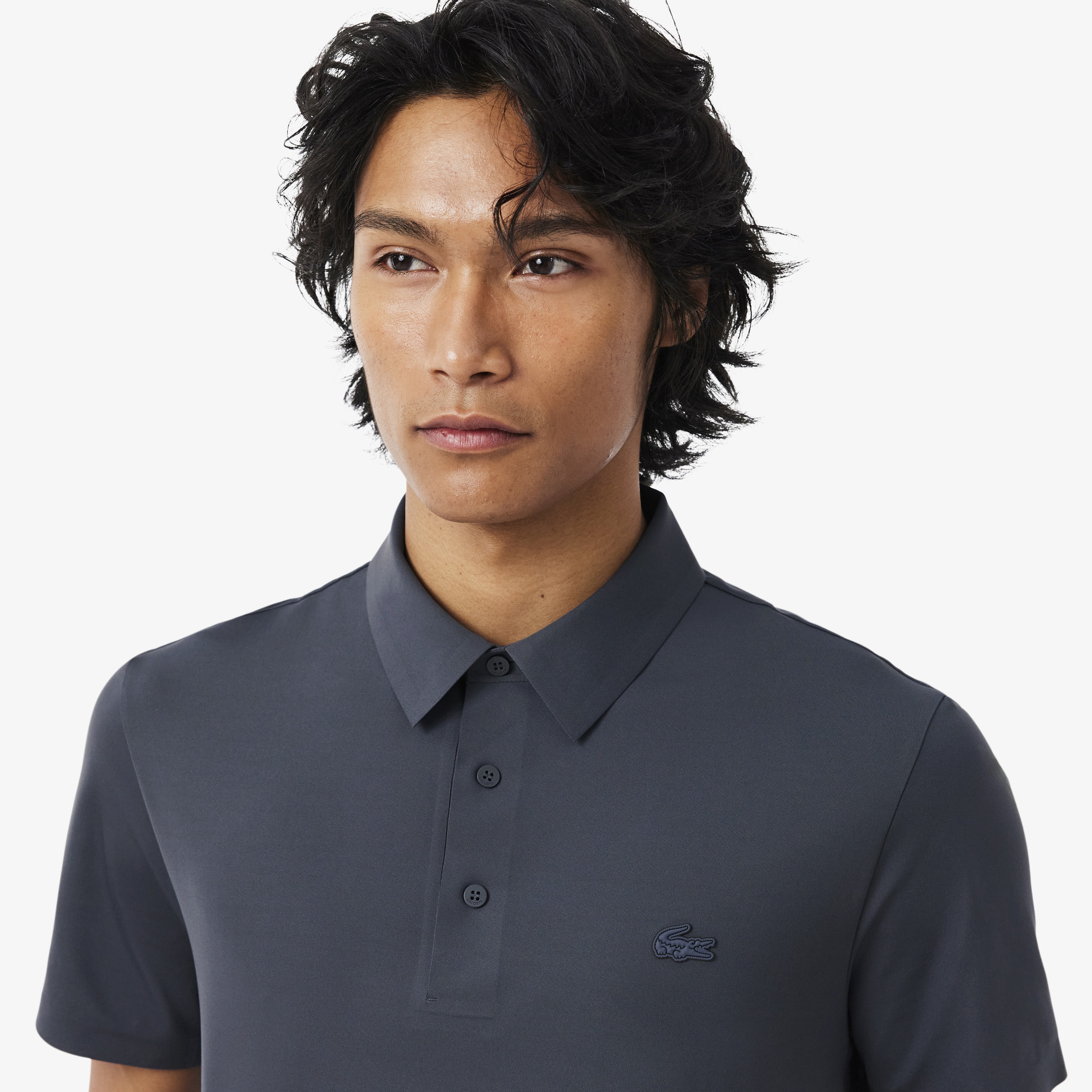 Erkek Regular Fit Koyu Gri Commuter Polo