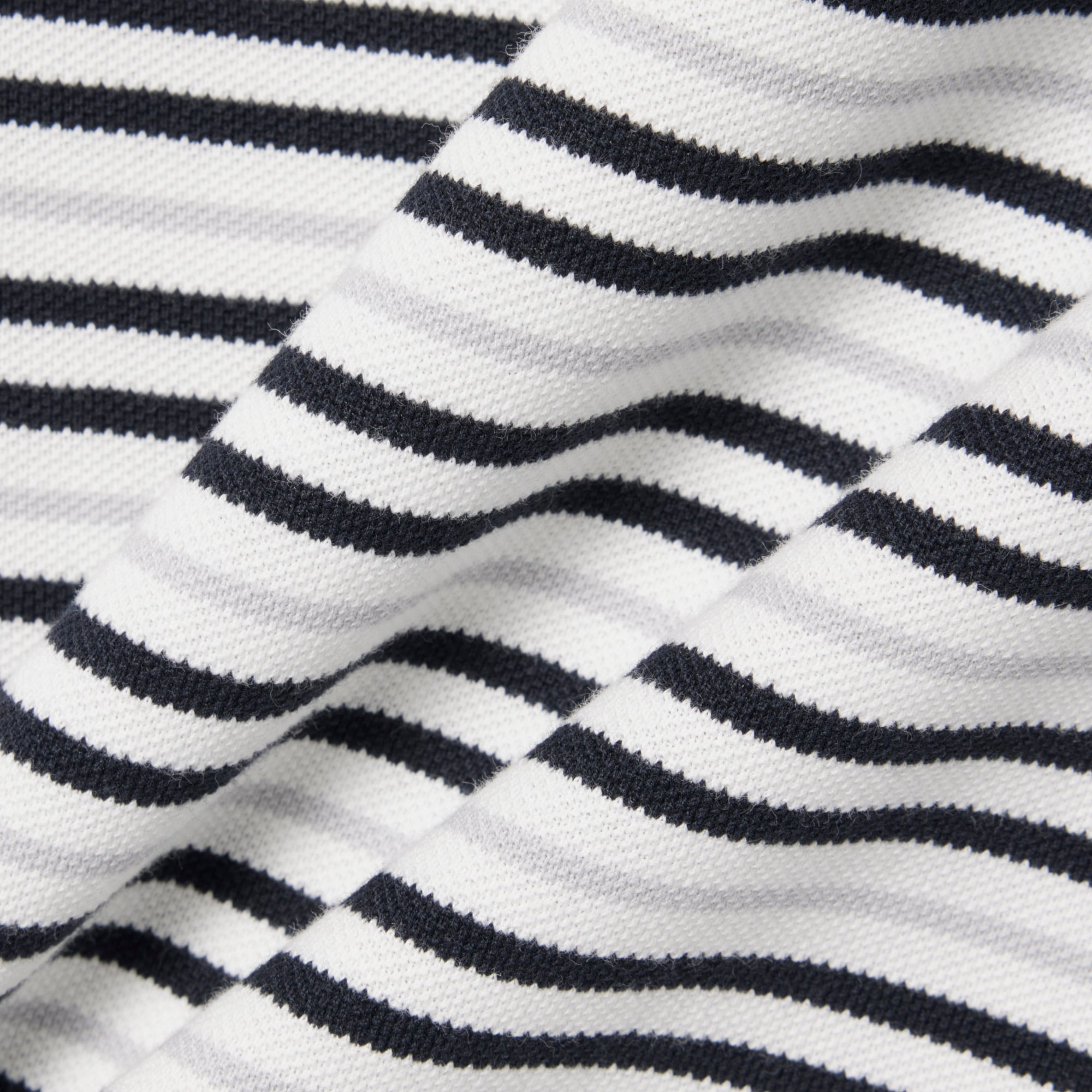 Lacoste Erkek Classic Fit Çizgili Gri Polo görsel 7
