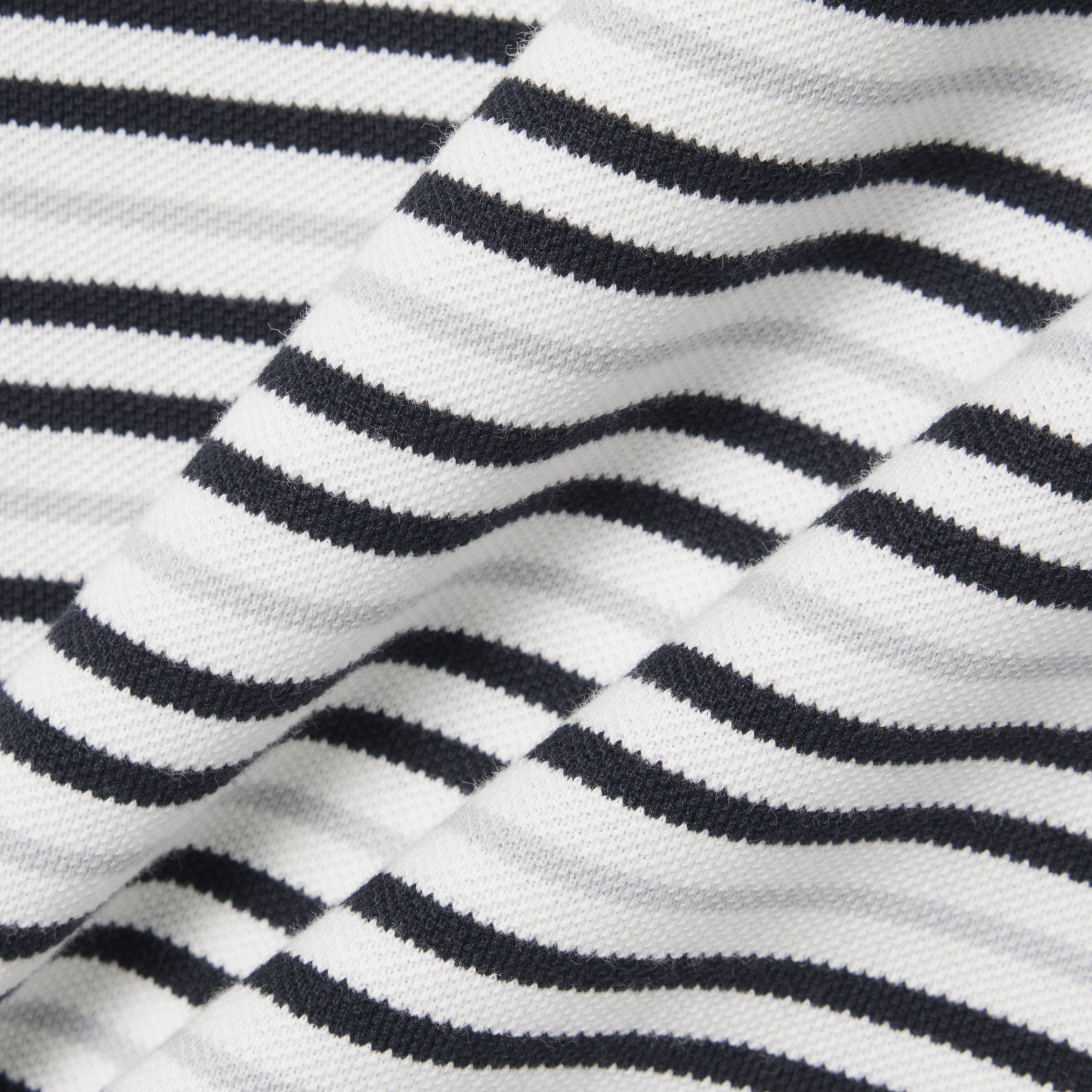 Erkek Classic Fit Çizgili Gri Polo