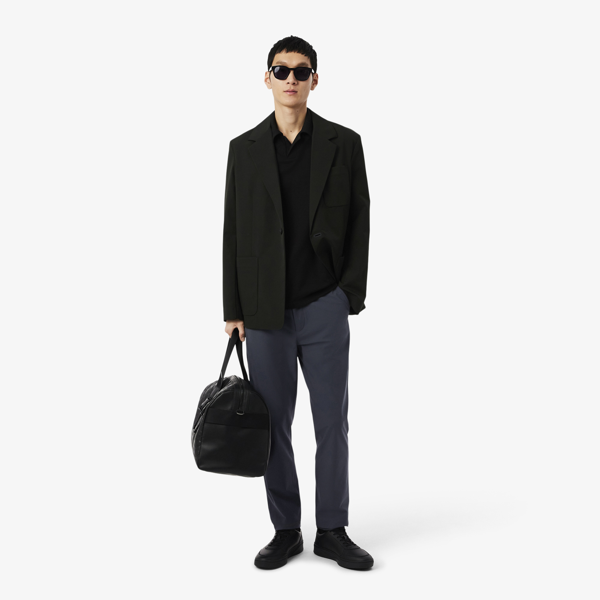 Lacoste Erkek Slim Fit Gri Chino Pantolon görsel 4