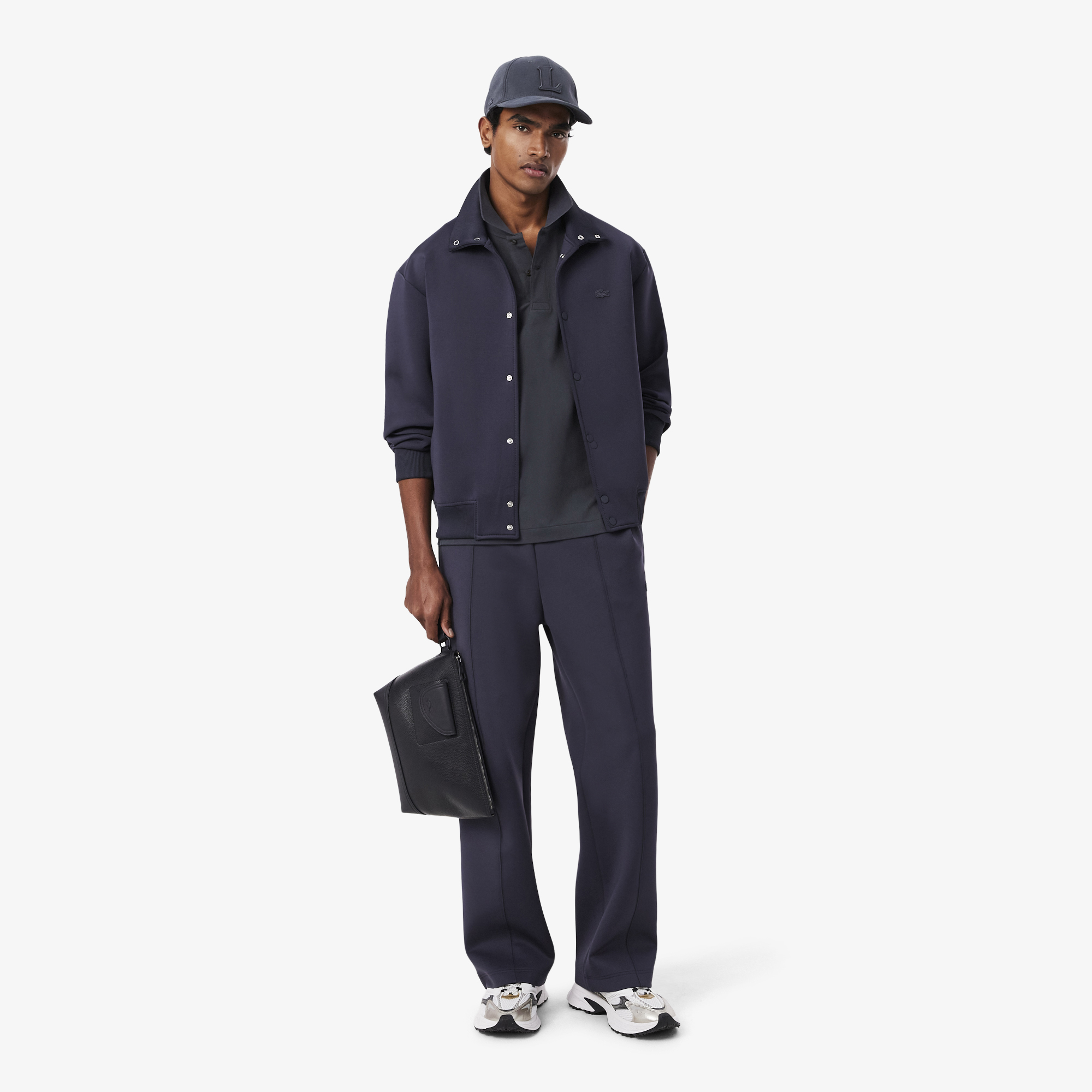 Lacoste L.12.12 Light Erkek Classic Fit Koyu Gri Polo görsel 4