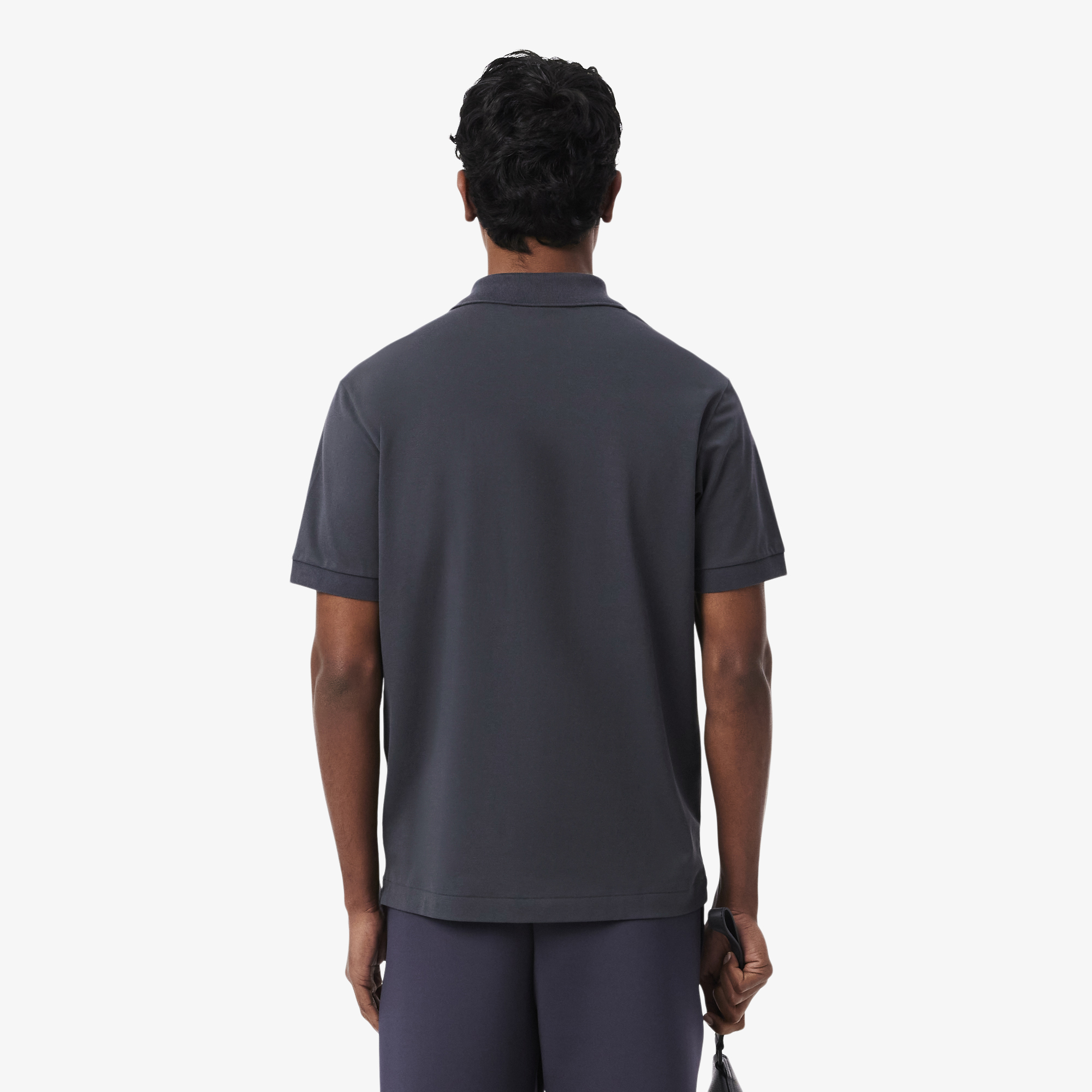 Lacoste L.12.12 Light Erkek Classic Fit Koyu Gri Polo görsel 3