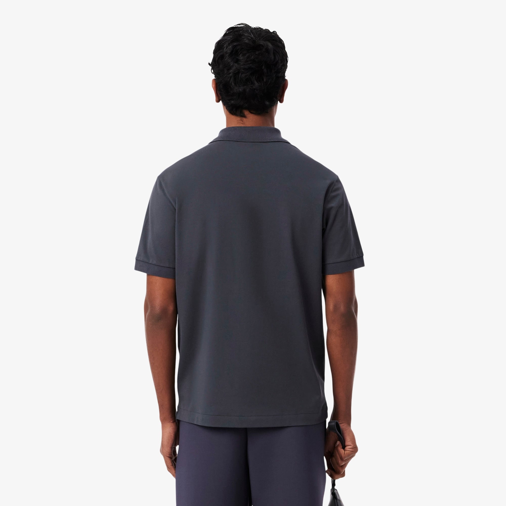 L.12.12 Light Erkek Classic Fit Koyu Gri Polo