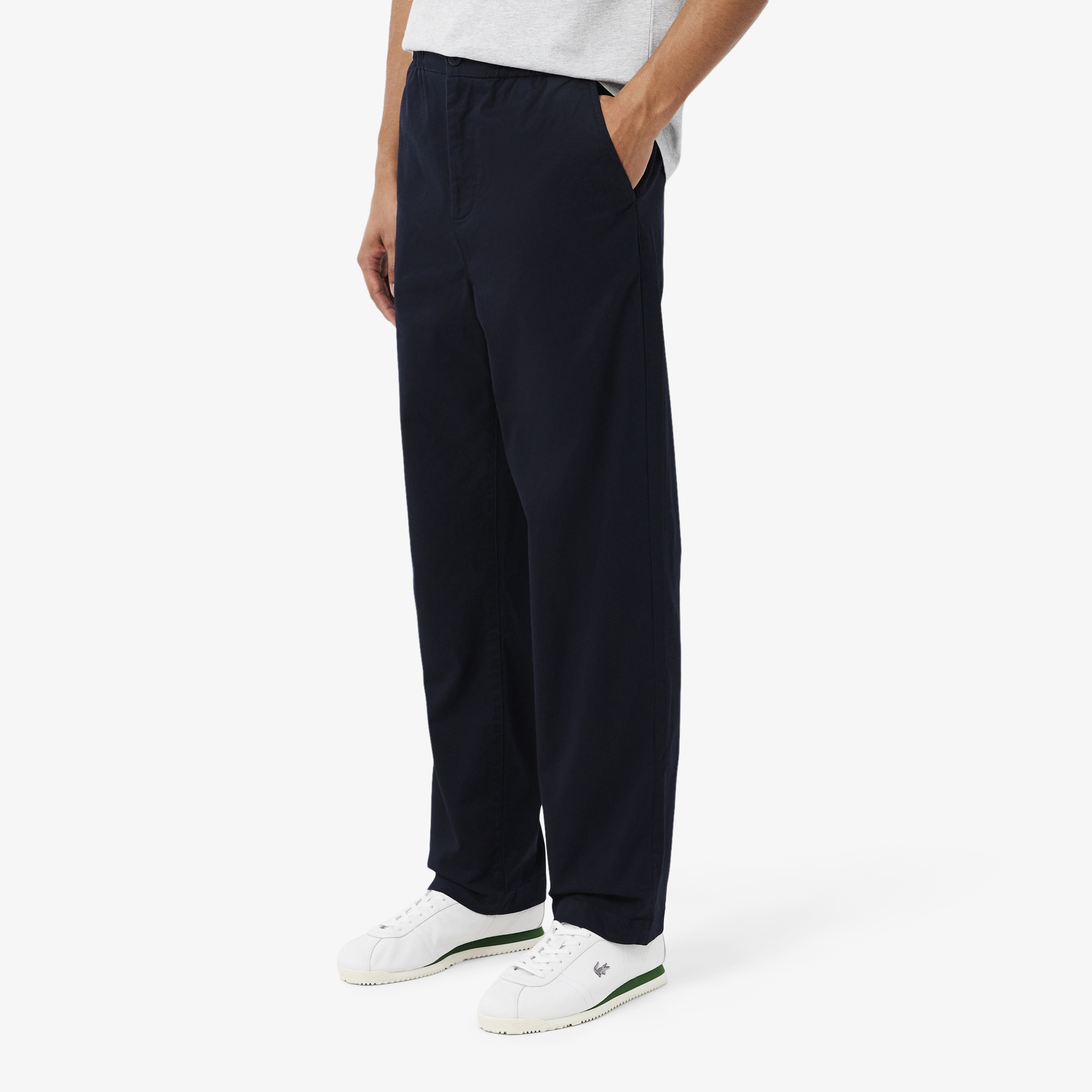 Erkek Regular Fit Lacivert Chino Pantolon