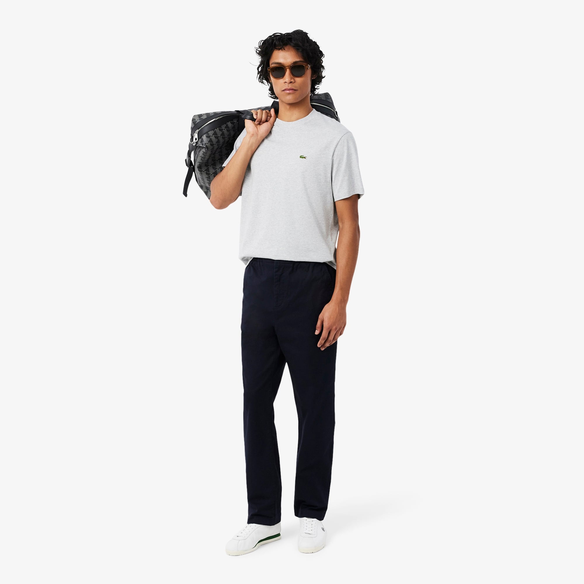 Erkek Regular Fit Lacivert Chino Pantolon