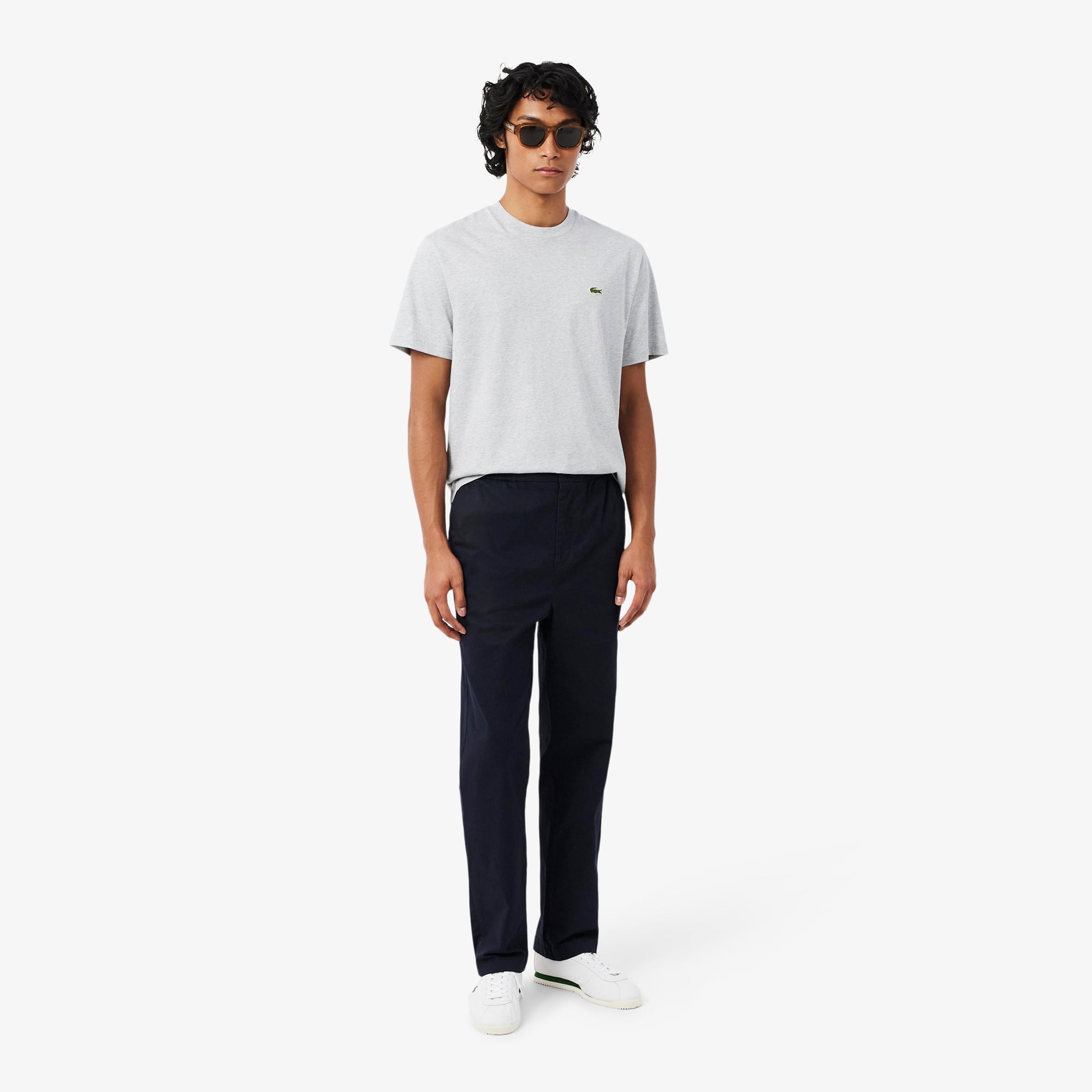 Lacoste Erkek Regular Fit Lacivert Chino Pantolon
