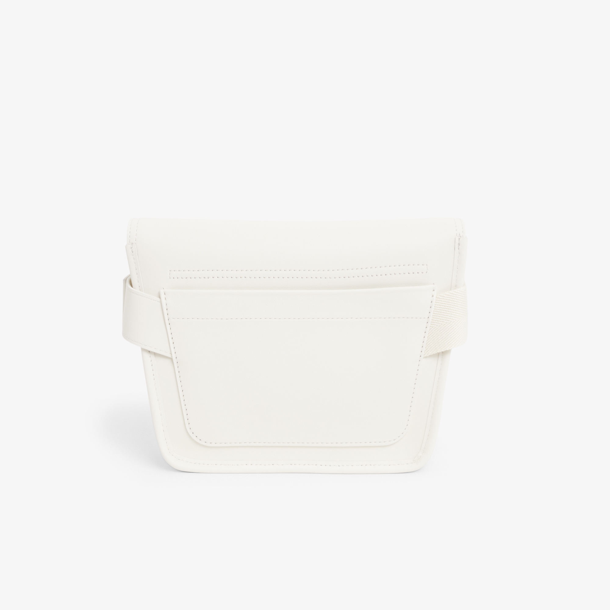 Club Lacoste Unisex Deri Beyaz Postacı Çantası