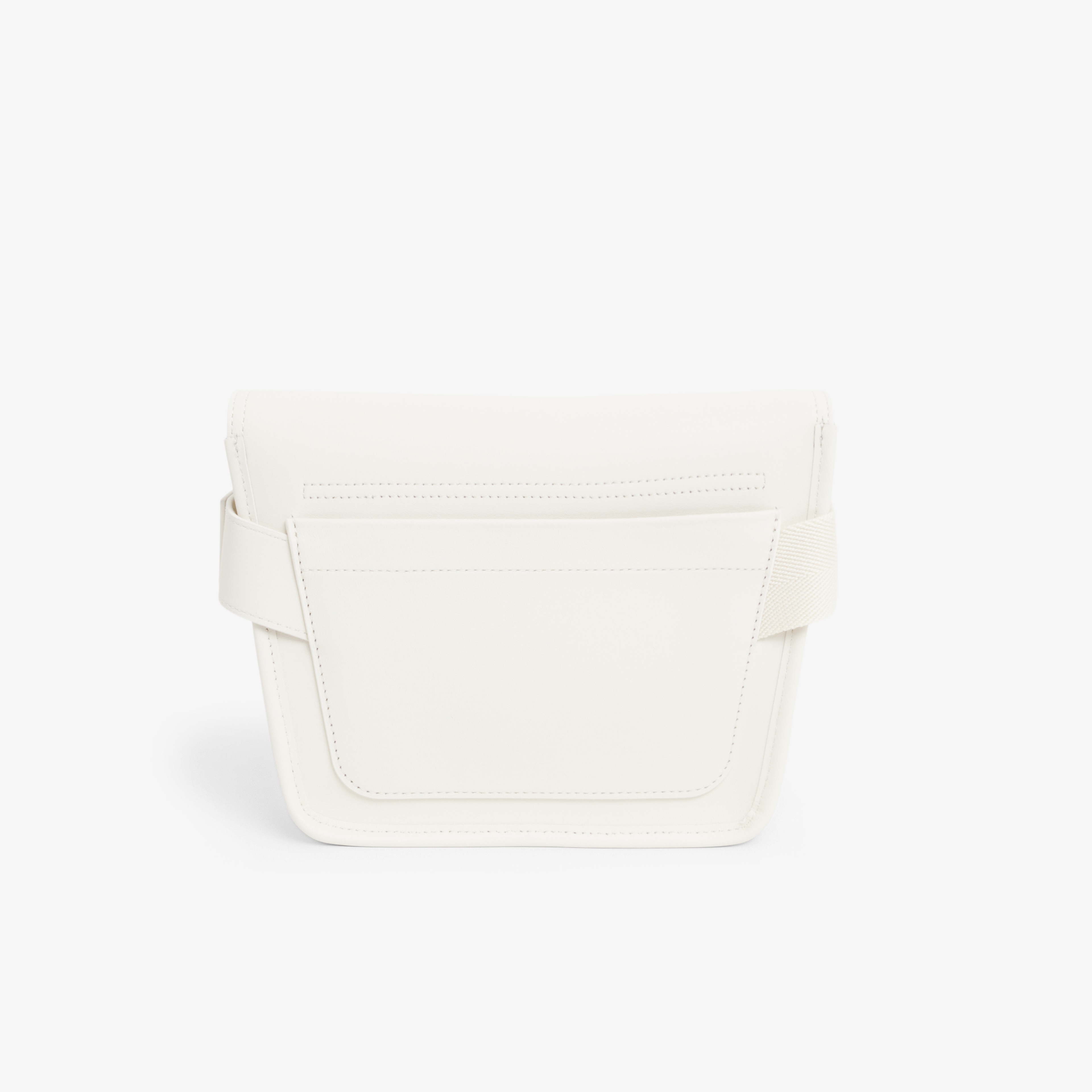 Club Lacoste Unisex Deri Beyaz Postacı Çantası