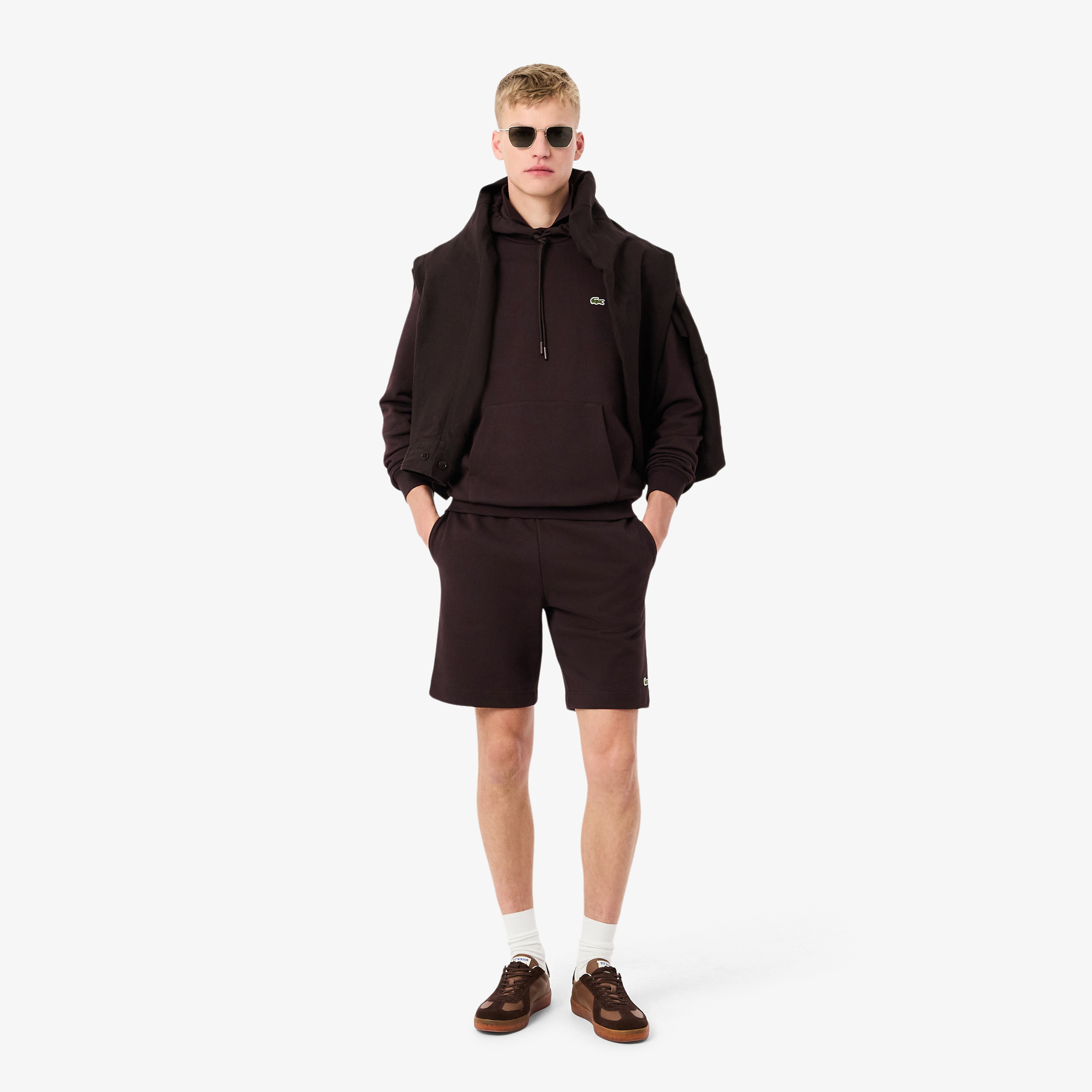 Erkek Regular Fit Koyu Kahverengi Şort Erkek Regular Fit Koyu Kahverengi Şort