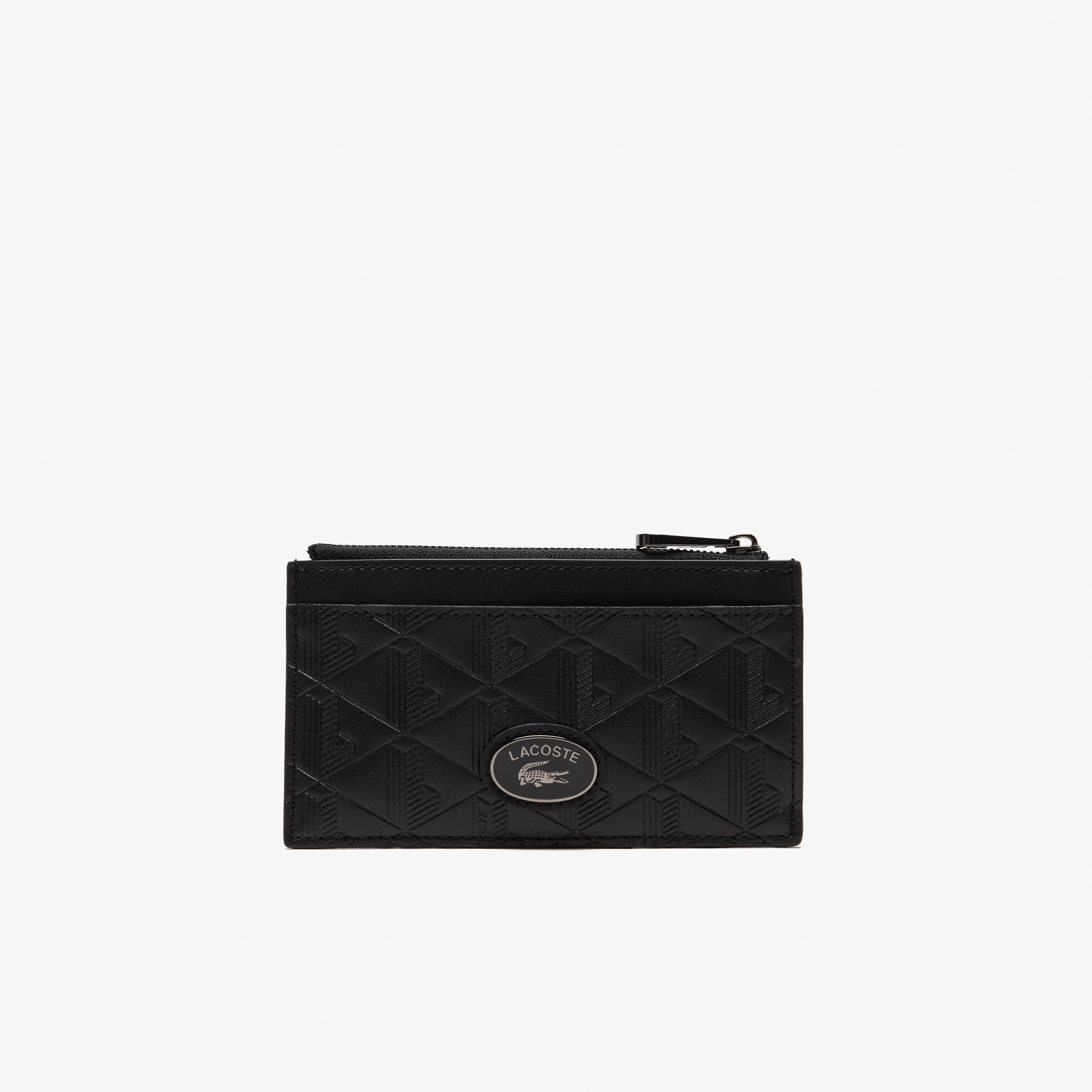 Erkek Monogram Deri Siyah Kartlık