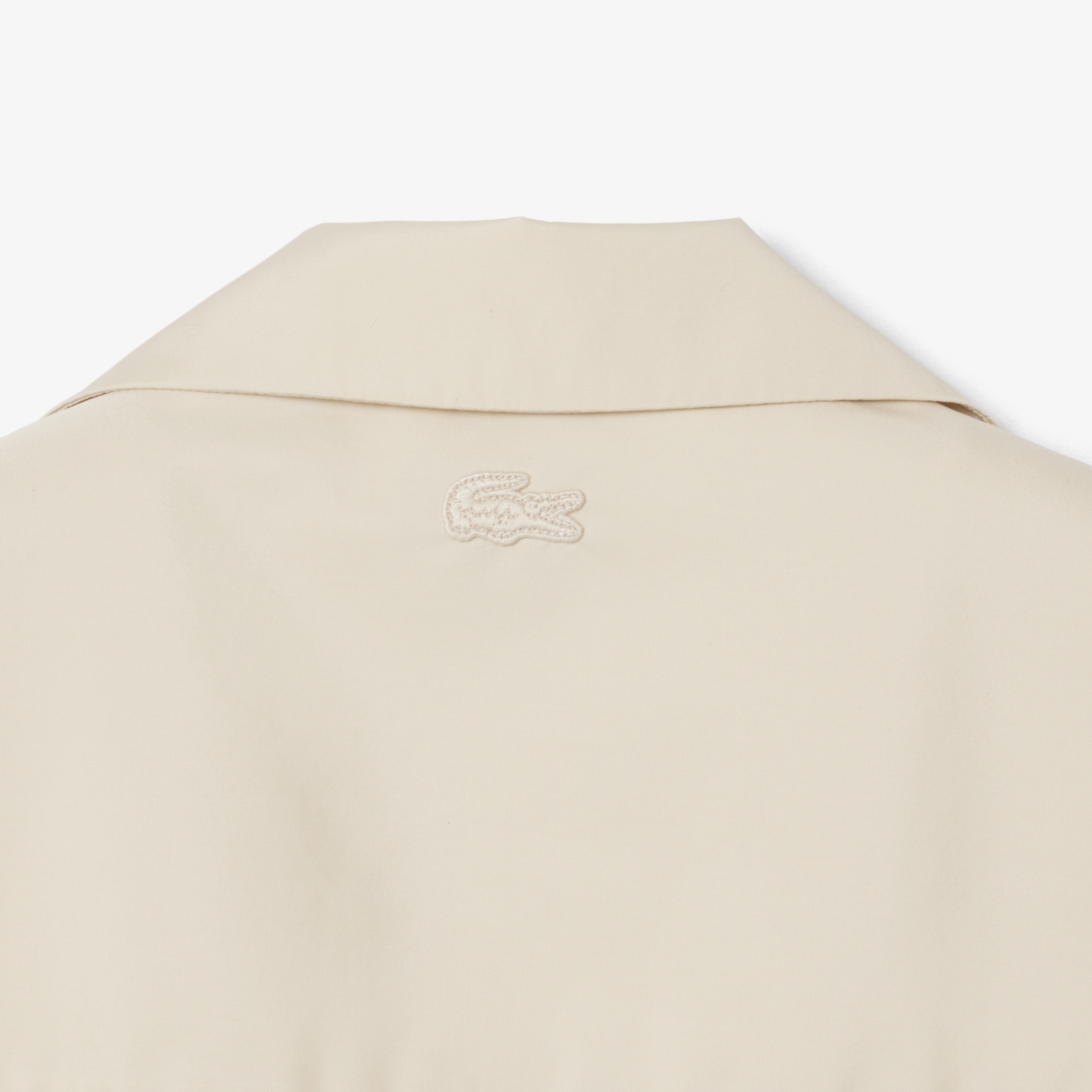 SS26 RUNWAY Unisex Relaxed Fit Kısa Kollu Bej Gömlek