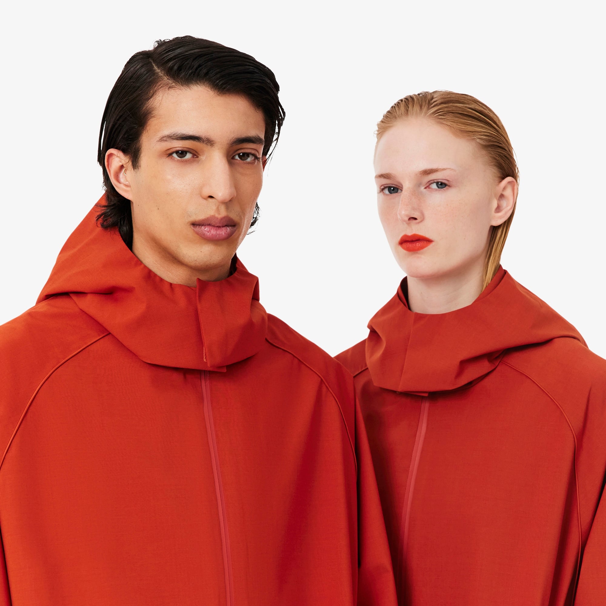 SS26 RUNWAY Unisex Turuncu Yağmurluk