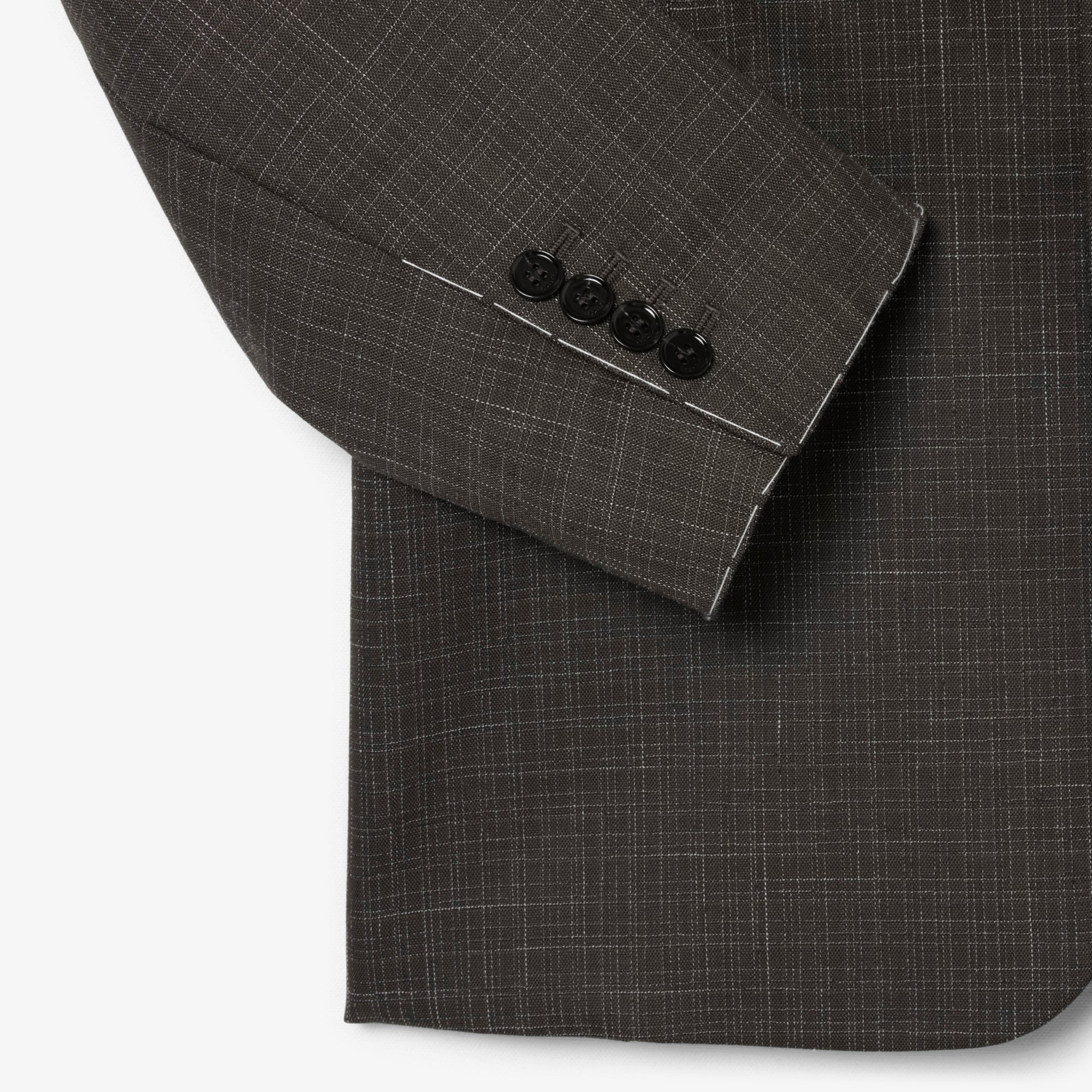 Lacoste SS26 RUNWAY Unisex Yün Kahverengi Blazer görsel 8