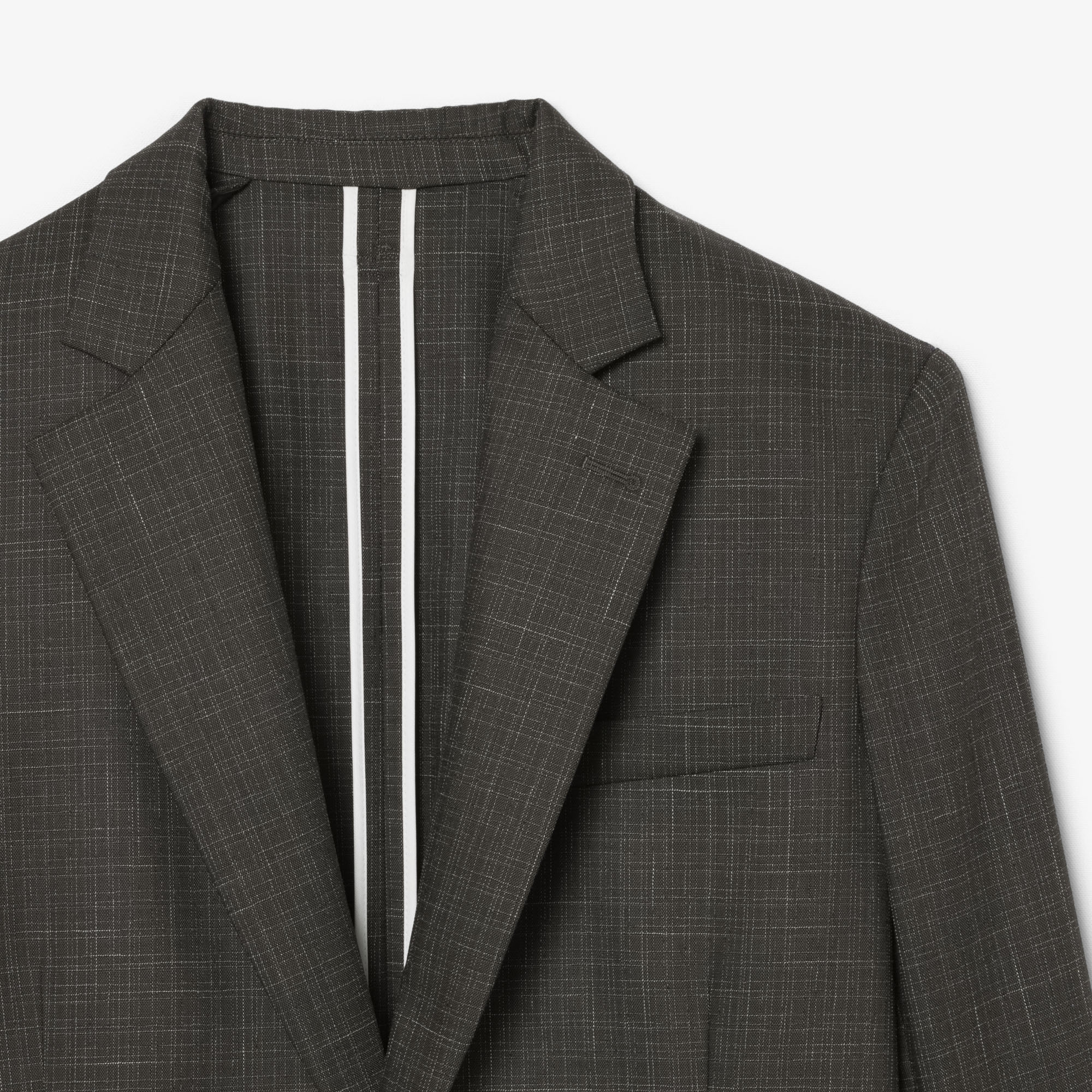 Lacoste SS26 RUNWAY Unisex Yün Kahverengi Blazer görsel 7