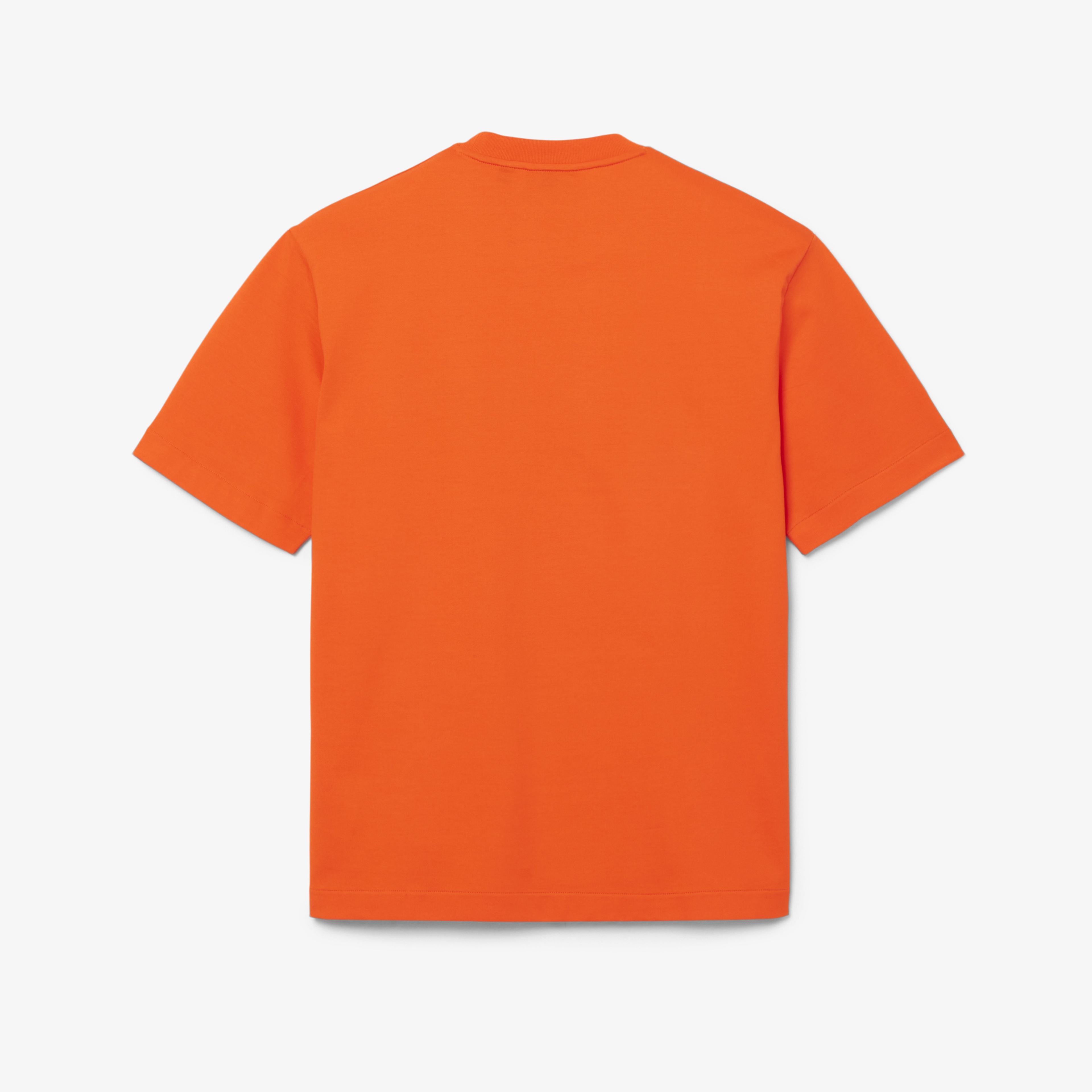 SS26 RUNWAY Unisex Classic Fit Bisiklet Yaka Baskılı Turuncu T-Shirt