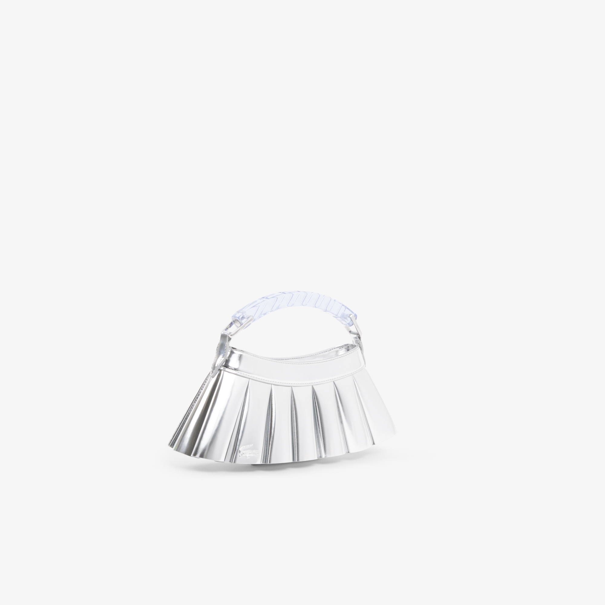 SS26 RUNWAY Lenglen Kadın Deri Gri Omuz Çantası