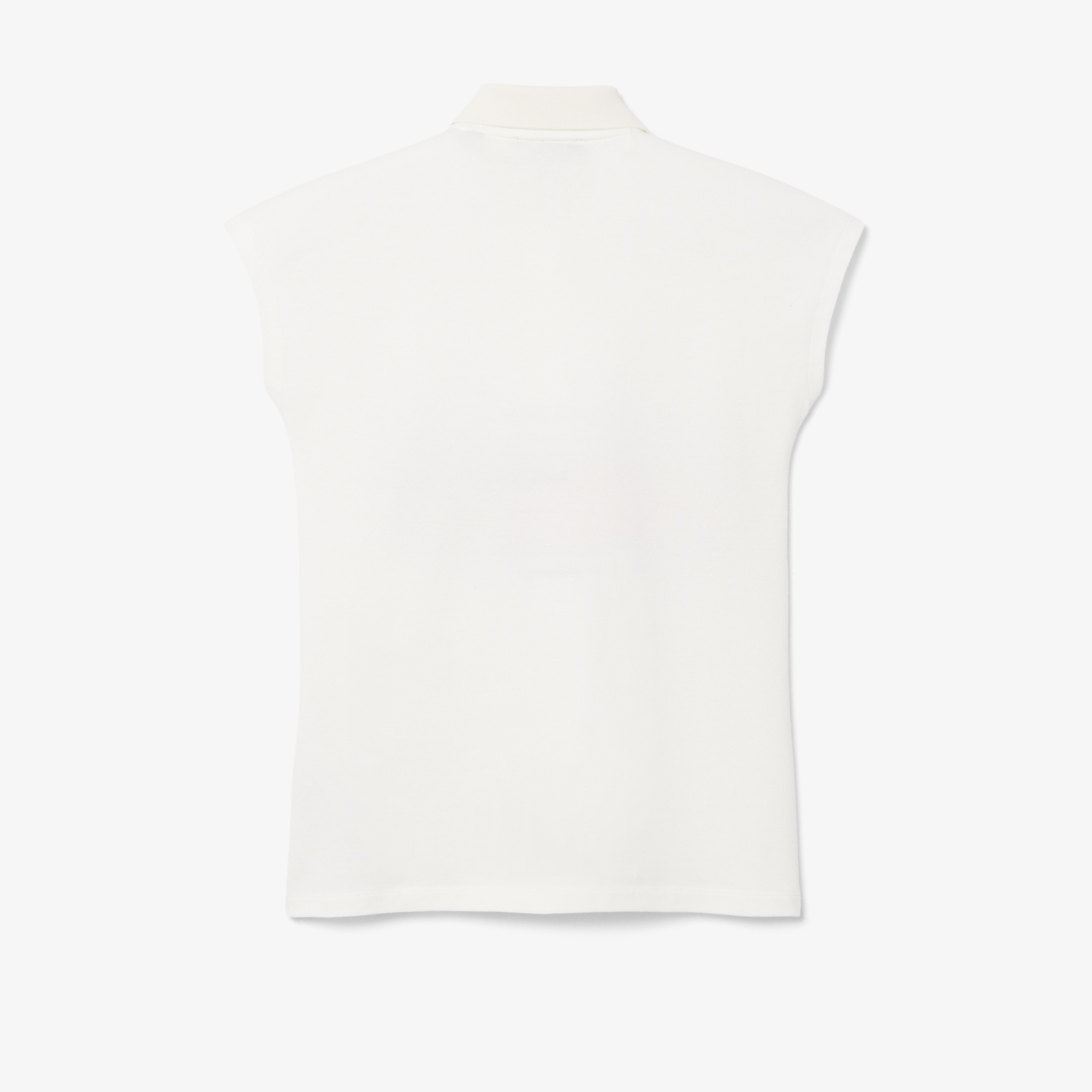 SS26 RUNWAY Kadın Regular Fit Baskılı Beyaz Polo