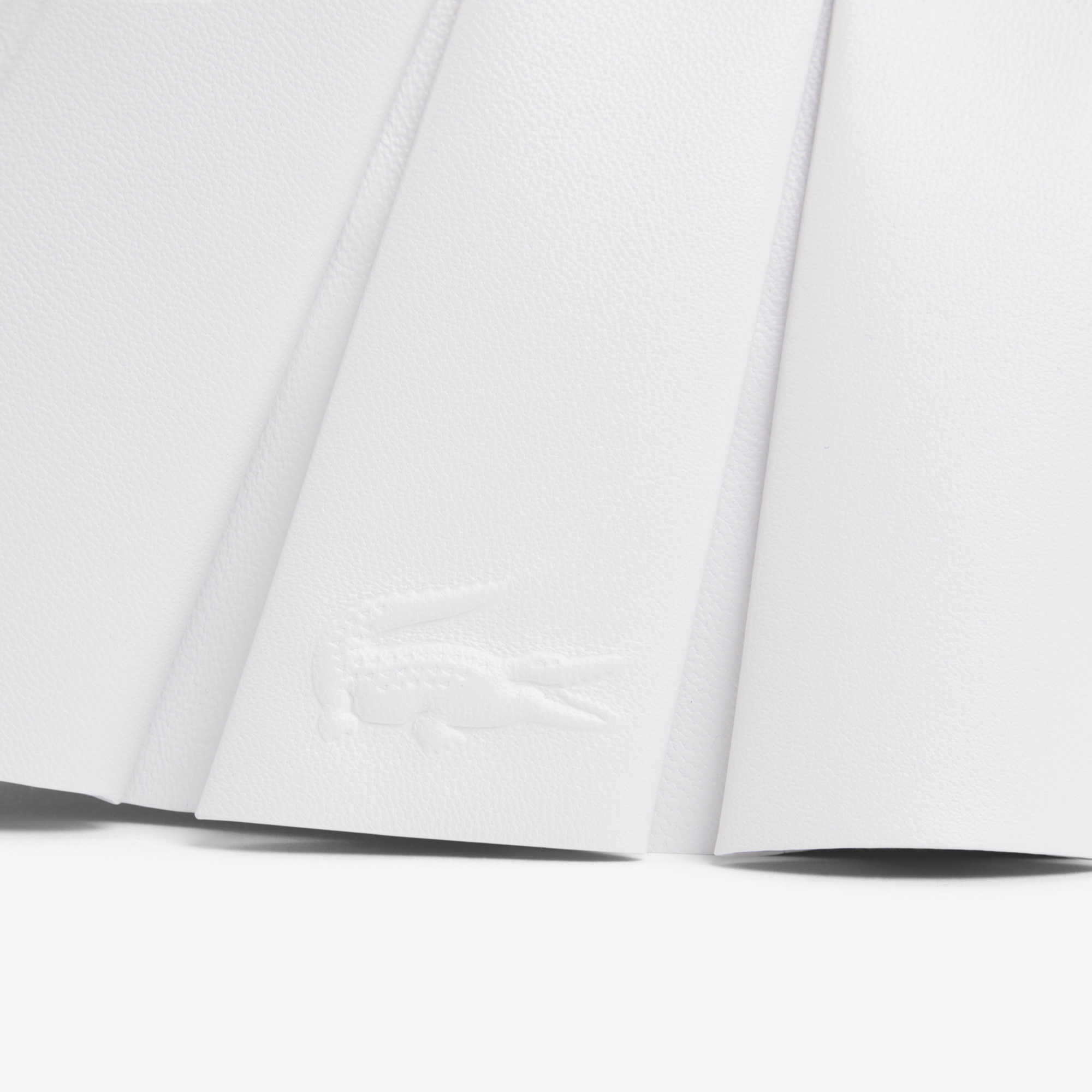 SS26 RUNWAY Lenglen Kadın Deri Beyaz Omuz Çantası