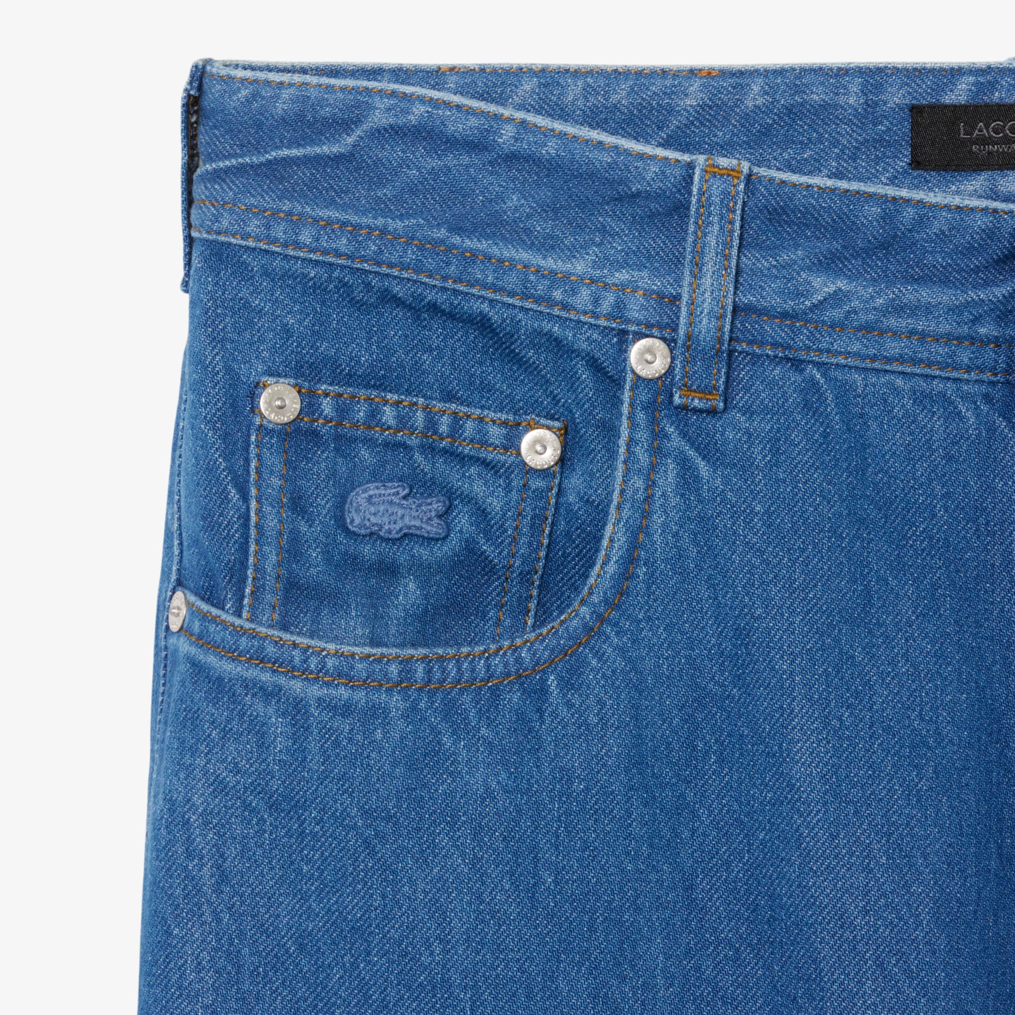 Lacoste SS26 RUNWAY Kadın Mavi Pantolon görsel 7