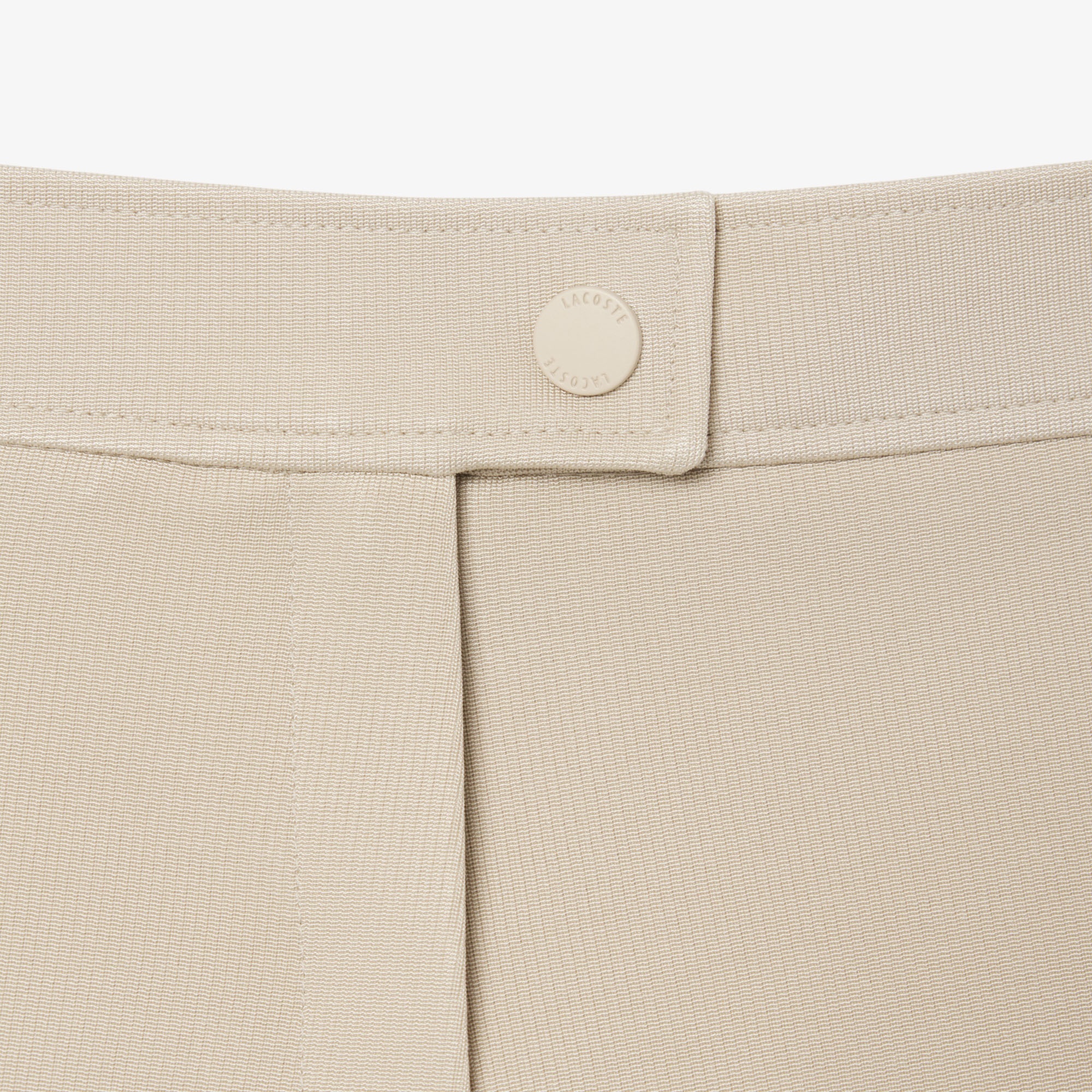 SS26 RUNWAY Kadın Saten Bej Şort