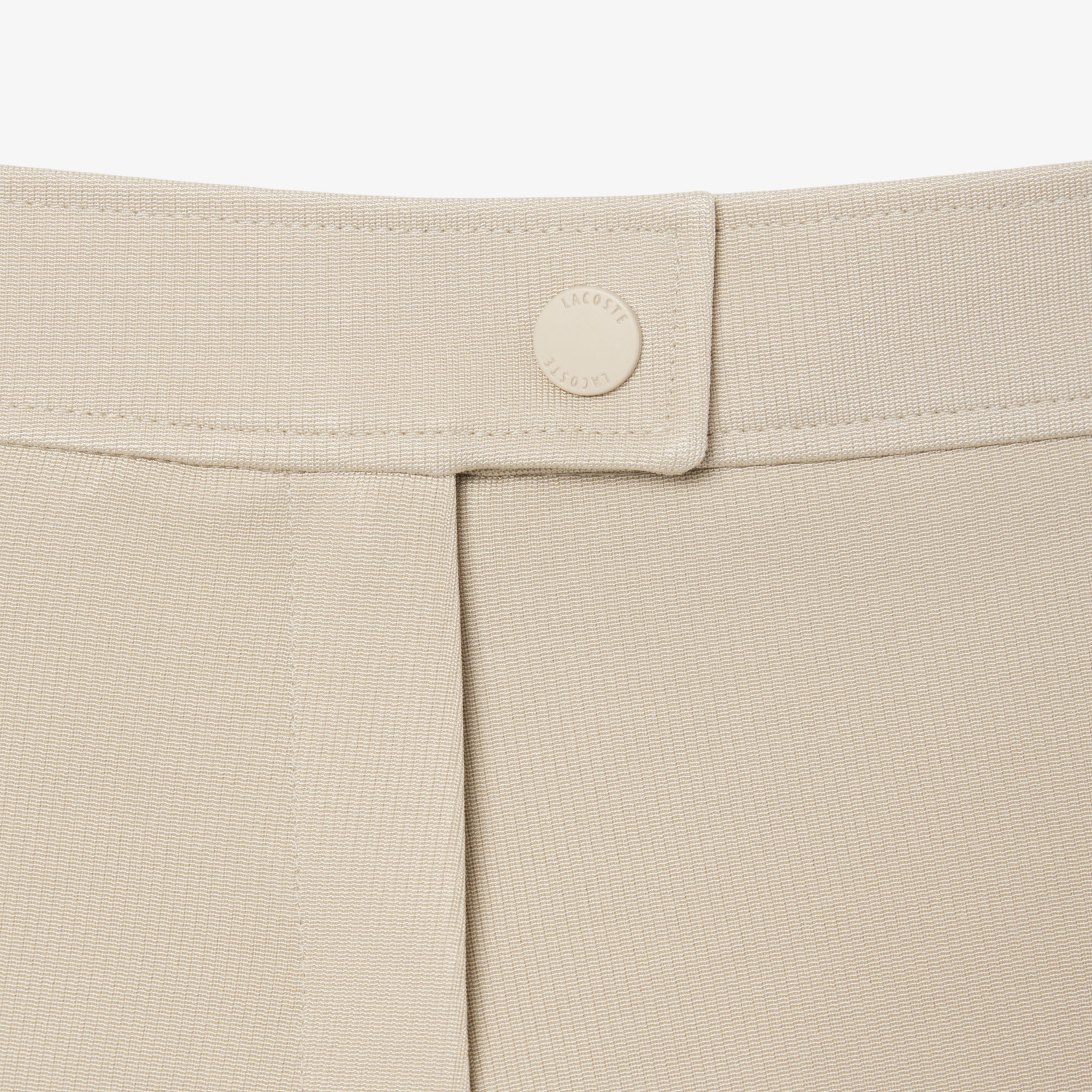 SS26 RUNWAY Kadın Saten Bej Şort