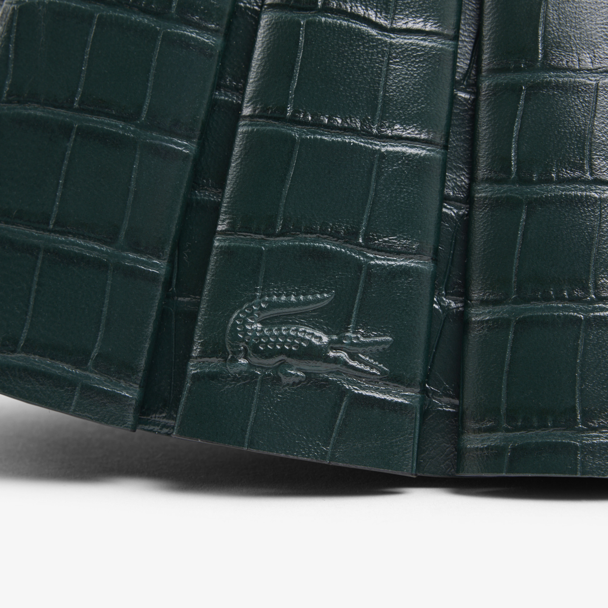 SS26 RUNWAY Small Lenglen Kadın Deri Koyu Yeşil Omuz Çantası