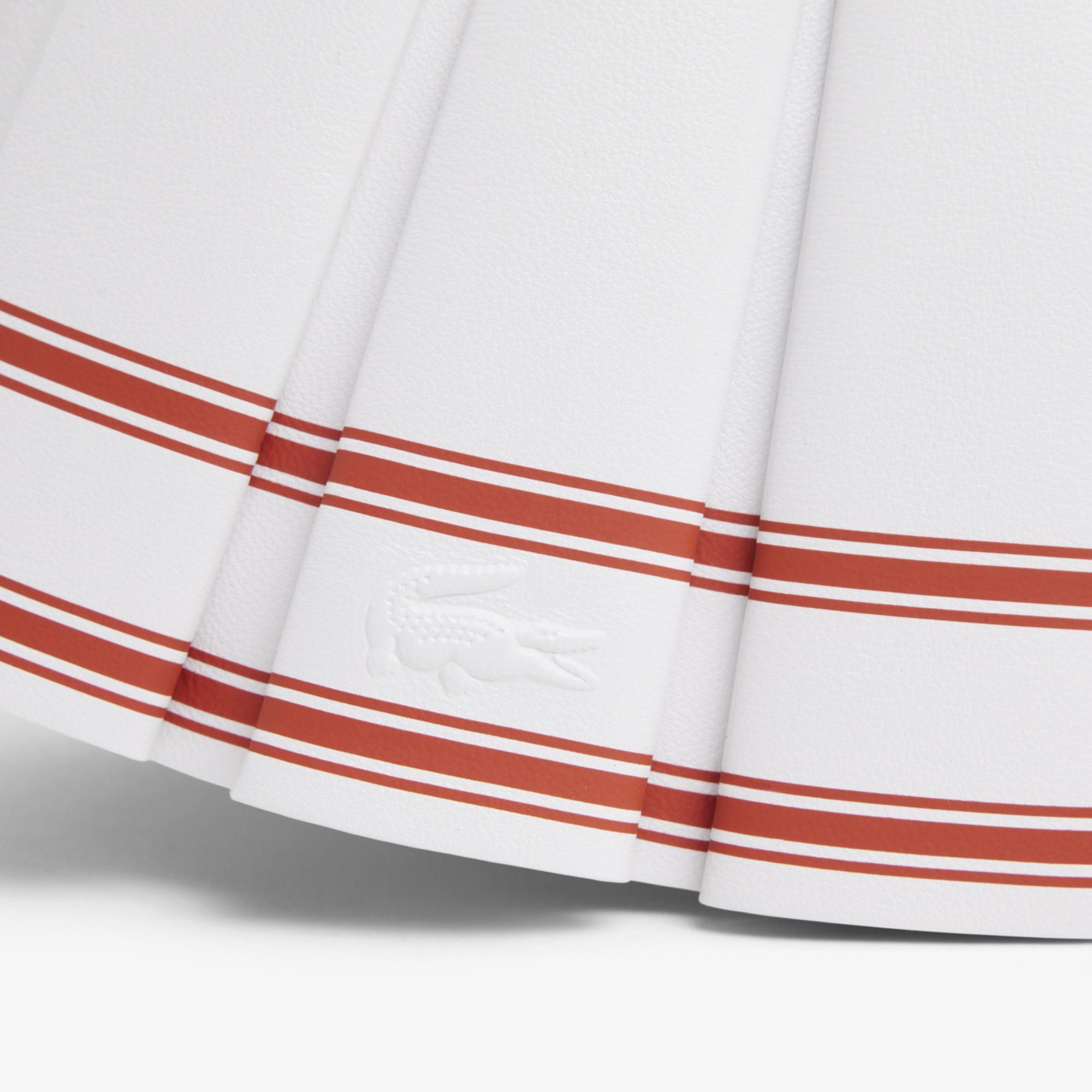 SS26 RUNWAY Mini Lenglen Kadın Deri Beyaz Omuz Çantası