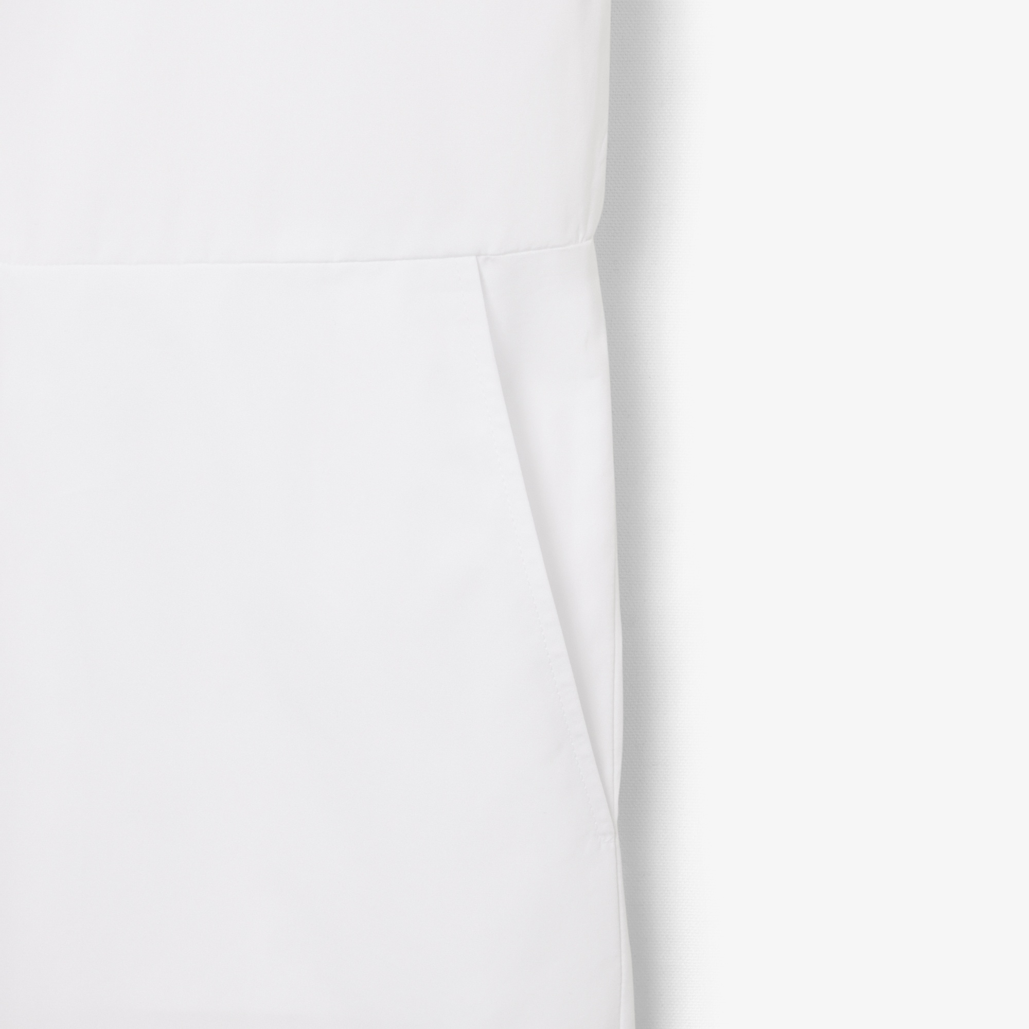 SS26 RUNWAY Kadın Relaxed Fit Kısa Kollu Polo Yaka Beyaz Tulum