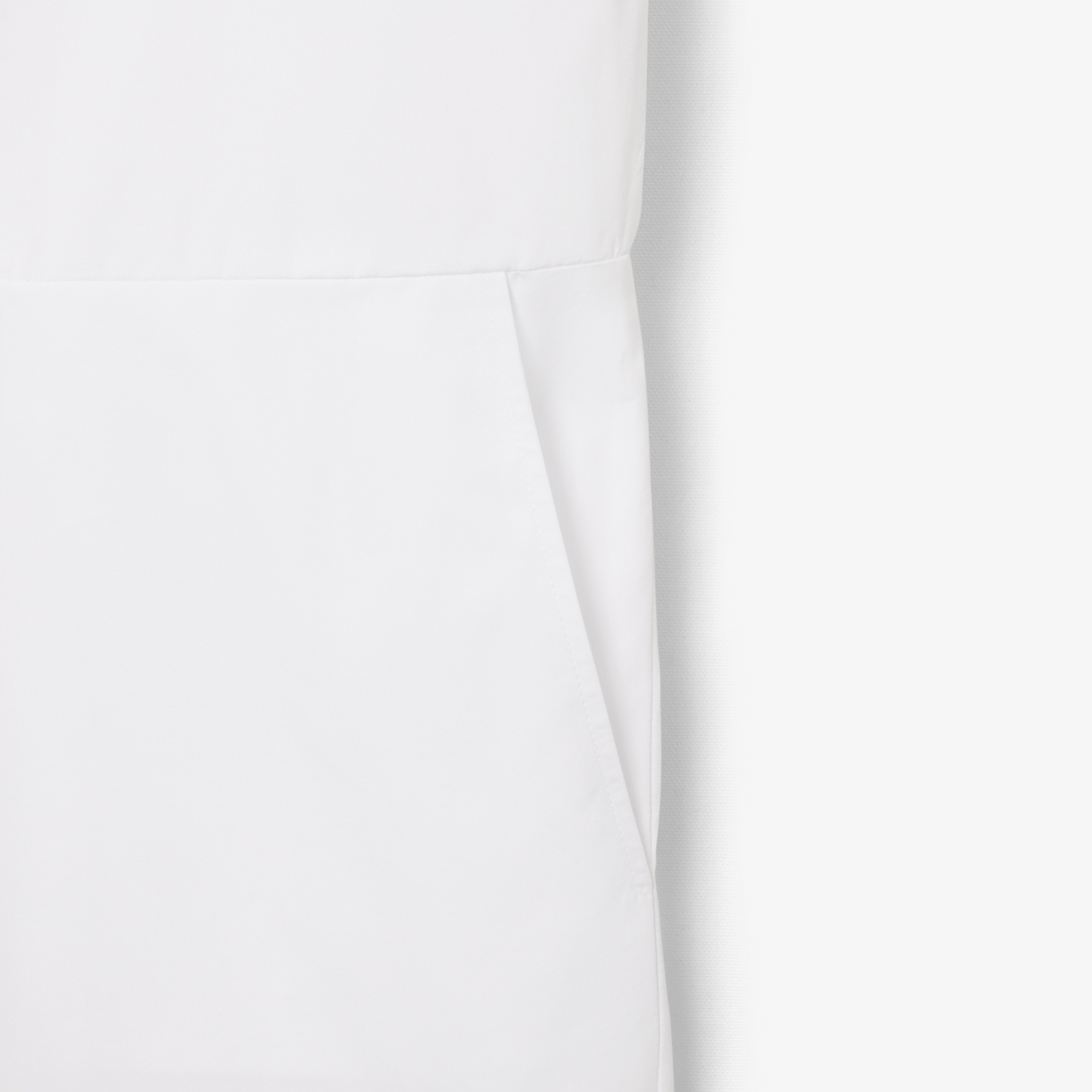 SS26 RUNWAY Kadın Relaxed Fit Kısa Kollu Polo Yaka Beyaz Tulum