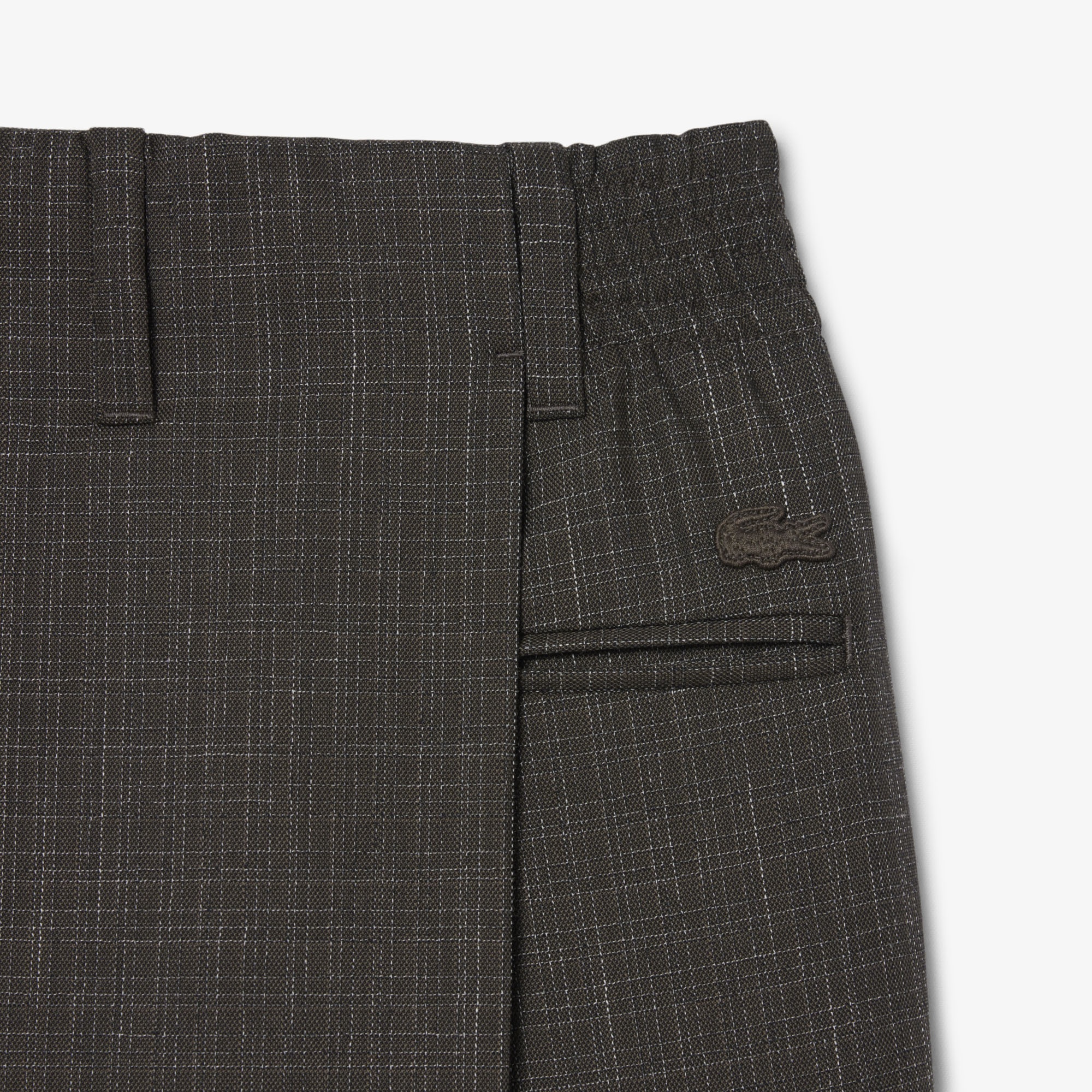 SS26 RUNWAY Kadın Oversize Fit Yün Kahverengi Pantolon