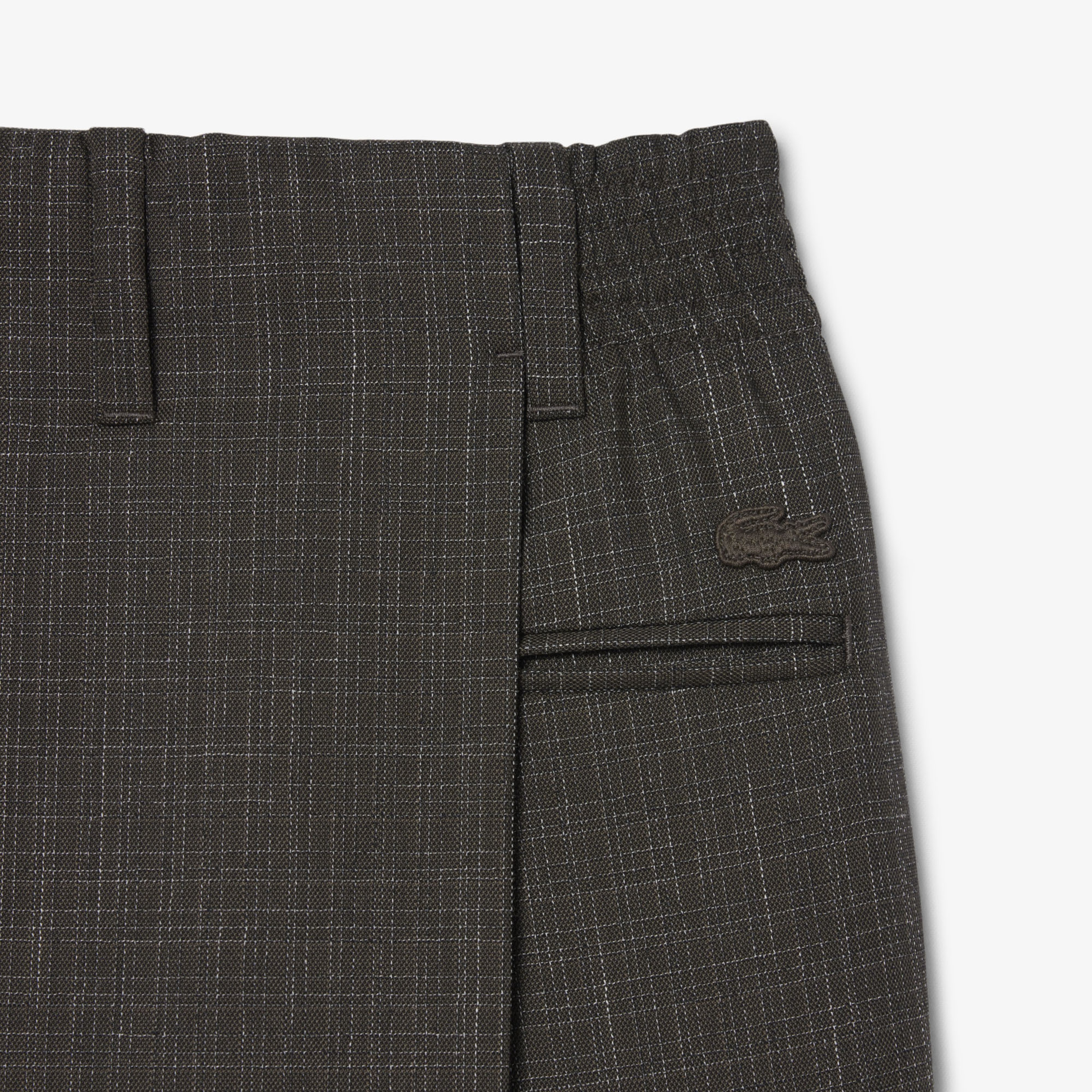 SS26 RUNWAY Kadın Oversize Fit Yün Kahverengi Pantolon