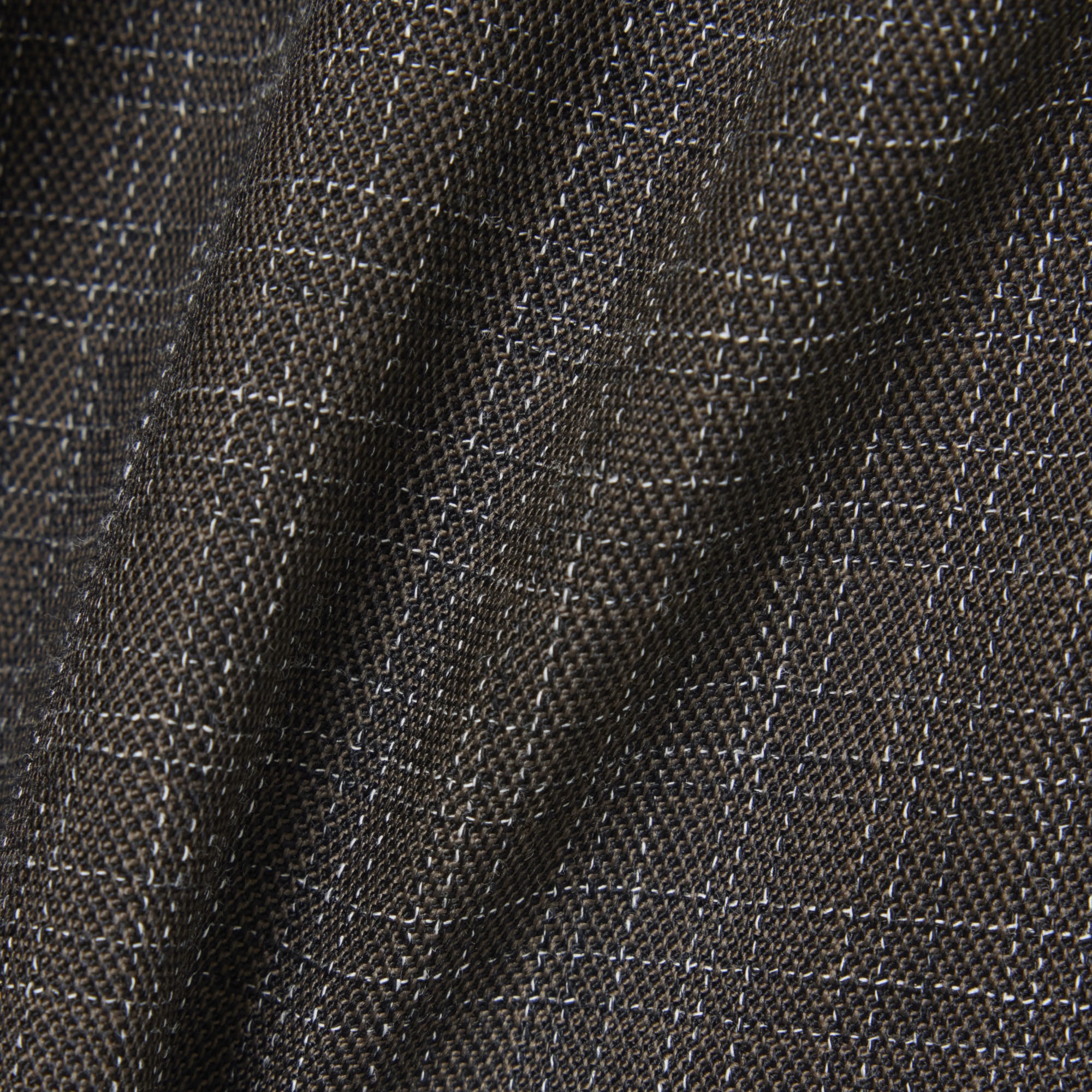 SS26 RUNWAY Kadın Oversize Fit Yün Kahverengi Pantolon