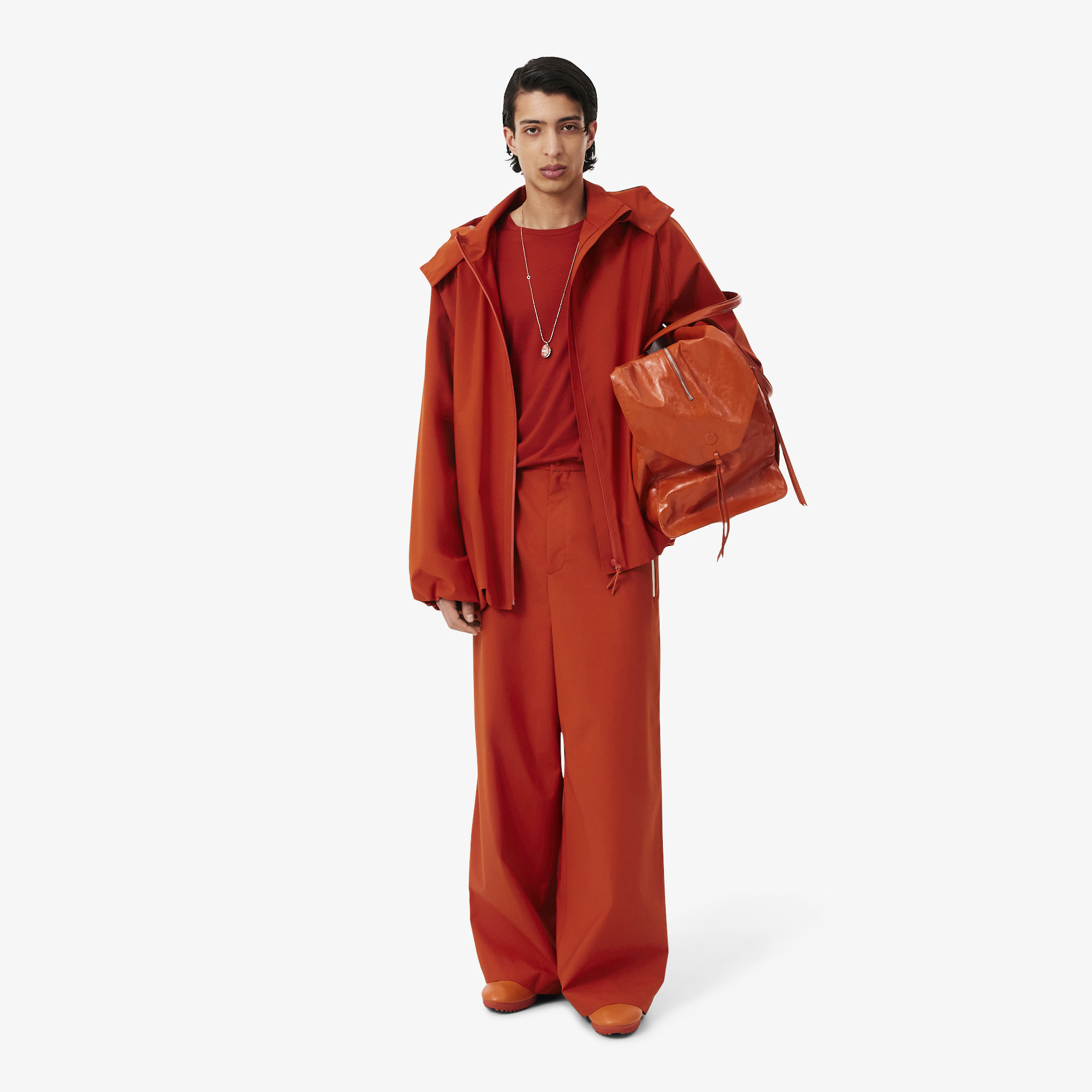 Lacoste SS26 RUNWAY Unisex Turuncu Pantolon görsel 4
