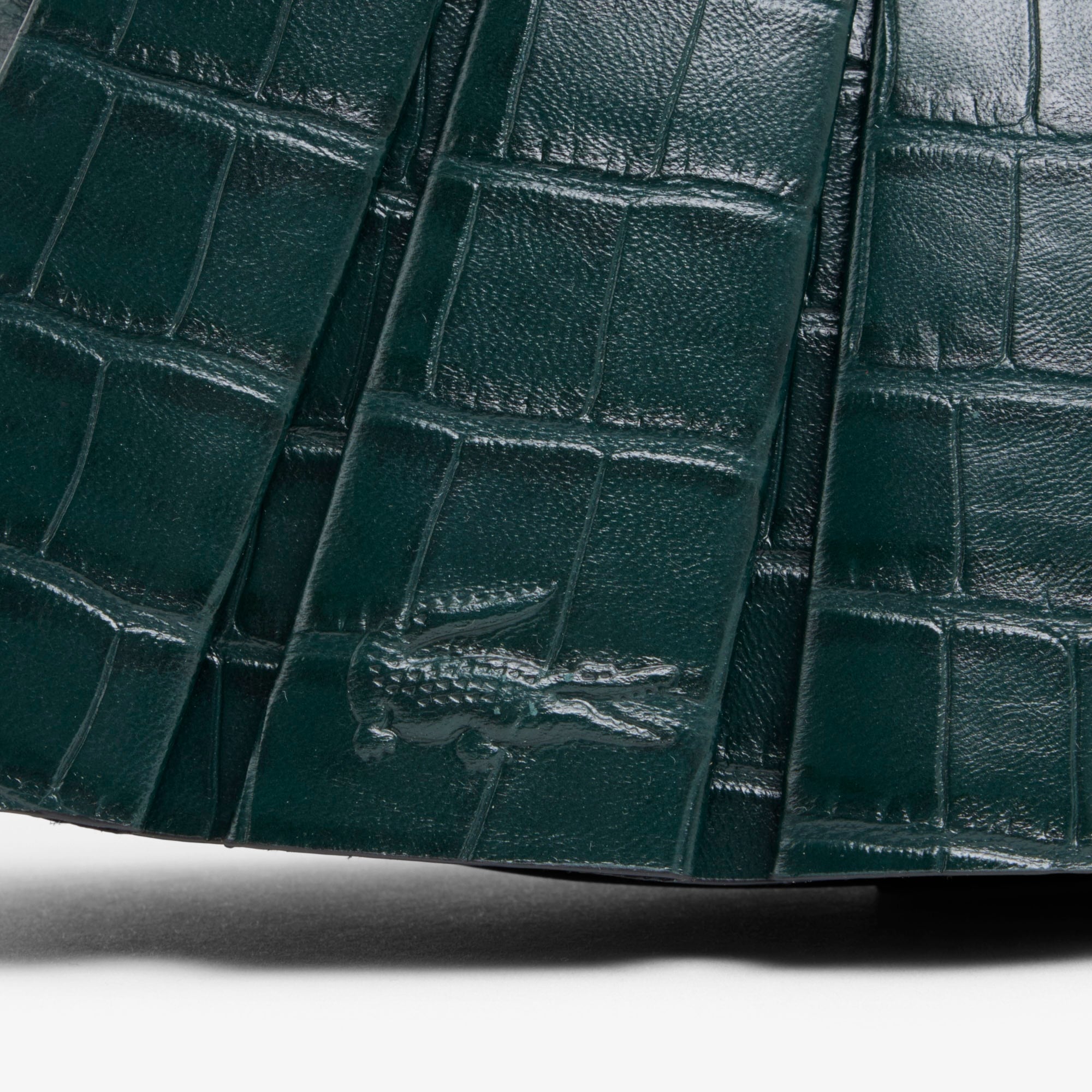 SS26 RUNWAY Lenglen Kadın Deri Koyu Yeşil Omuz Çantası