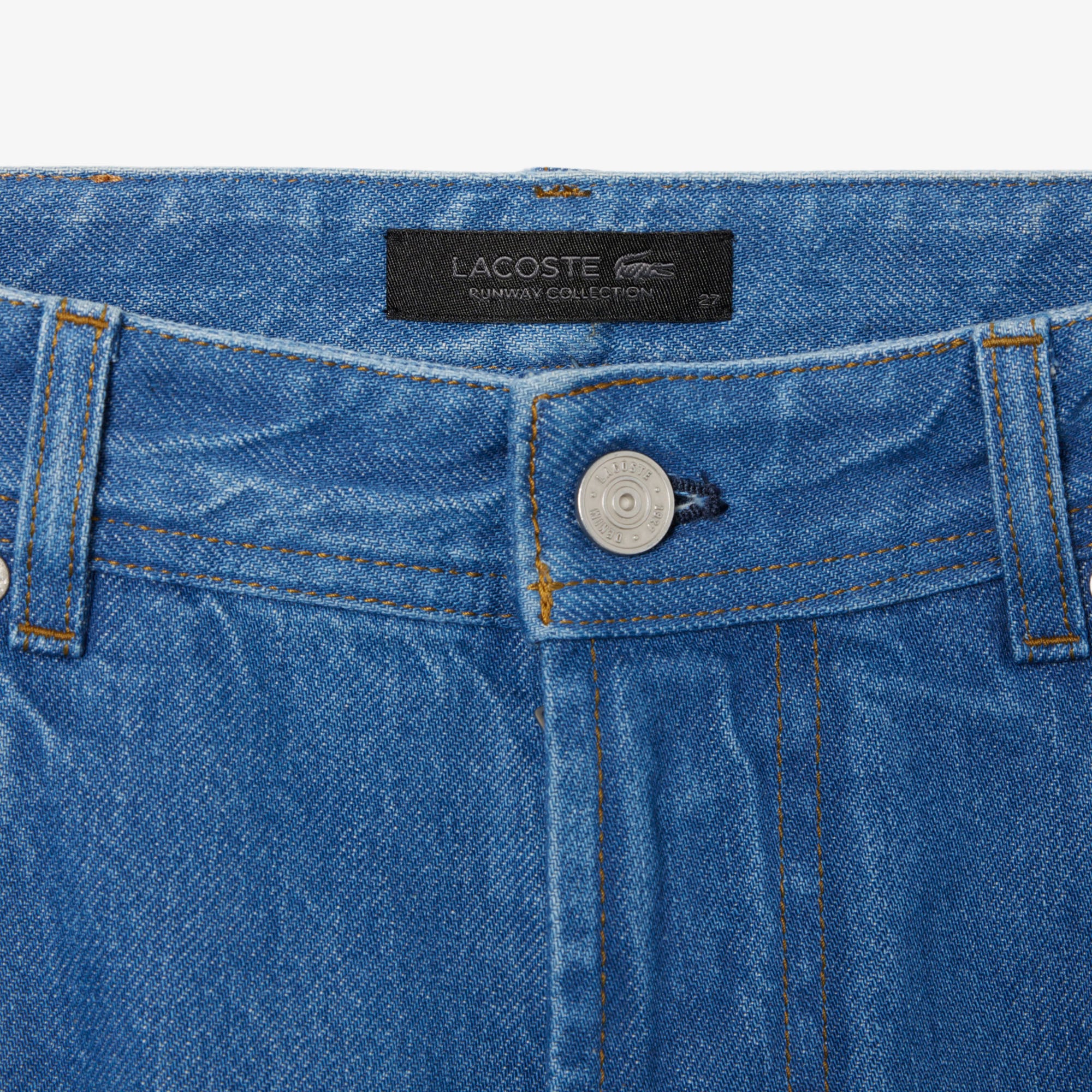 Lacoste SS26 RUNWAY Kadın Mavi Pantolon görsel 8