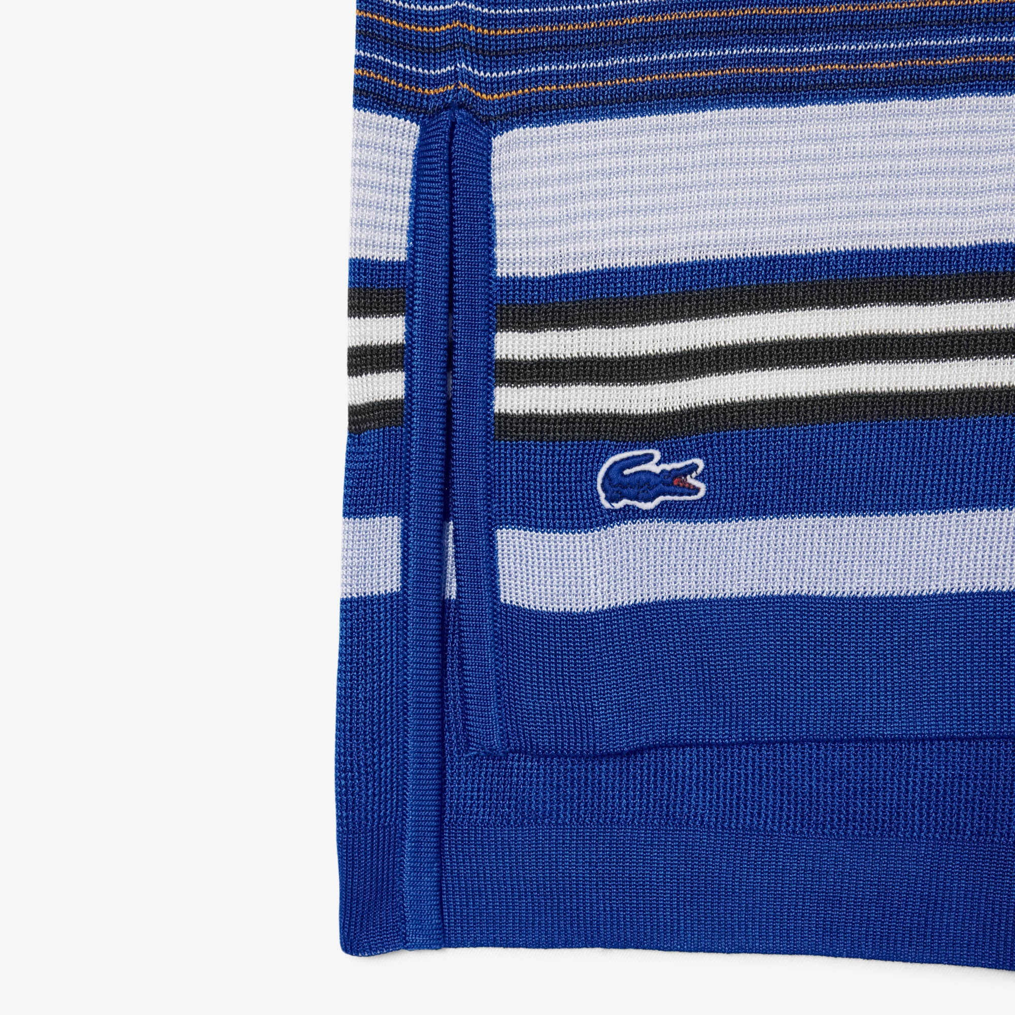 SS26 RUNWAY Kadın Oversize Fit Kısa Kollu Polo Yaka Lacivert Triko