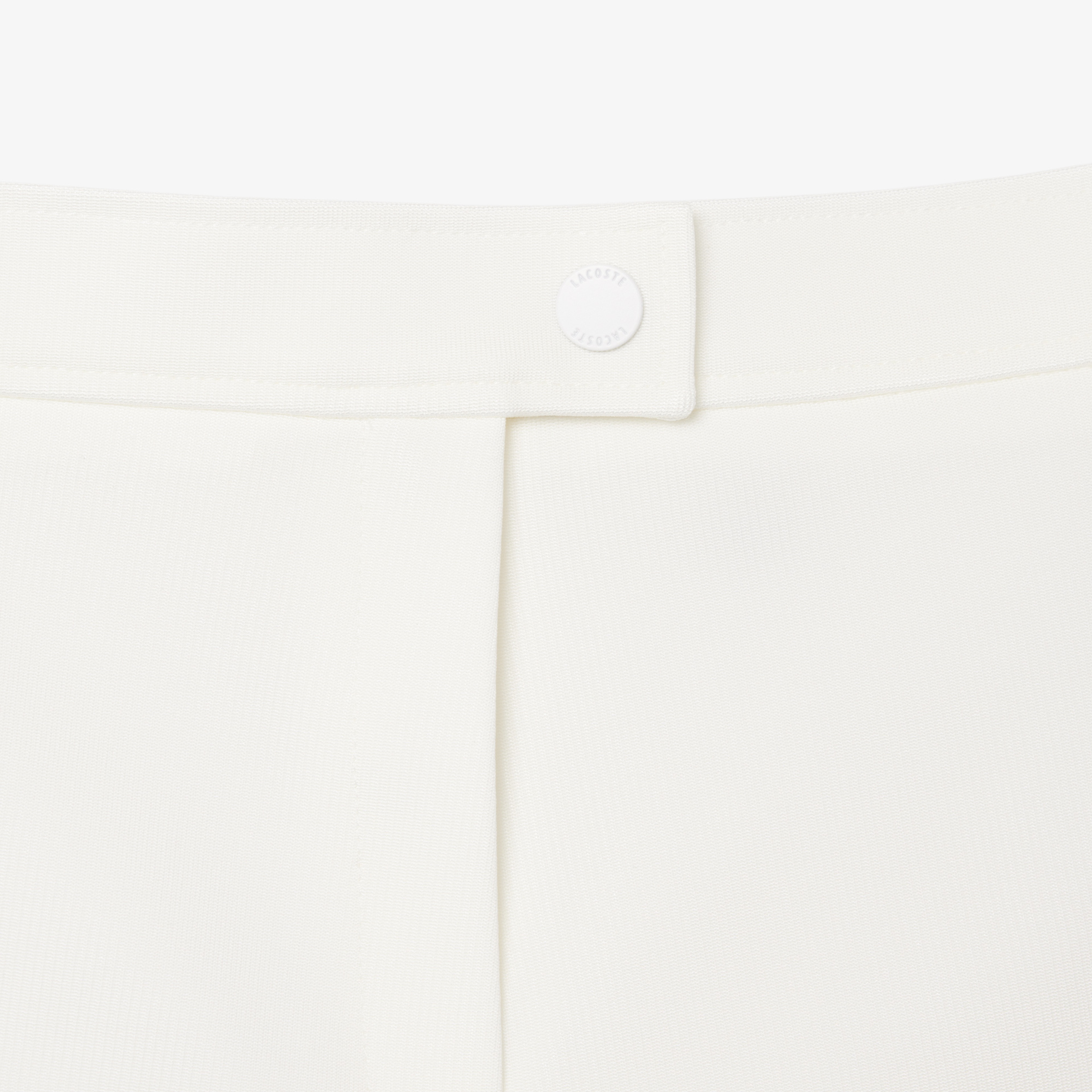 SS26 RUNWAY Kadın Saten Beyaz Şort