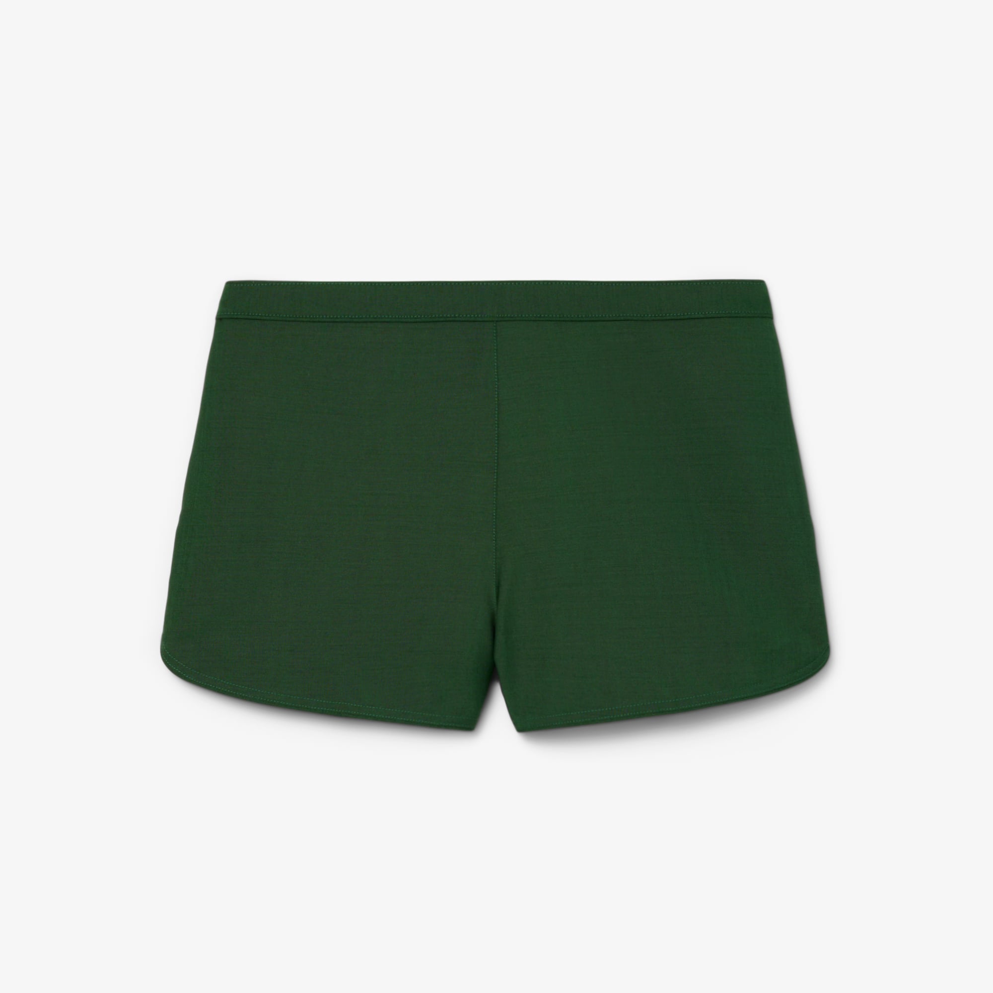 Lacoste SS26 RUNWAY Erkek Yün Yeşil Şort görsel 6