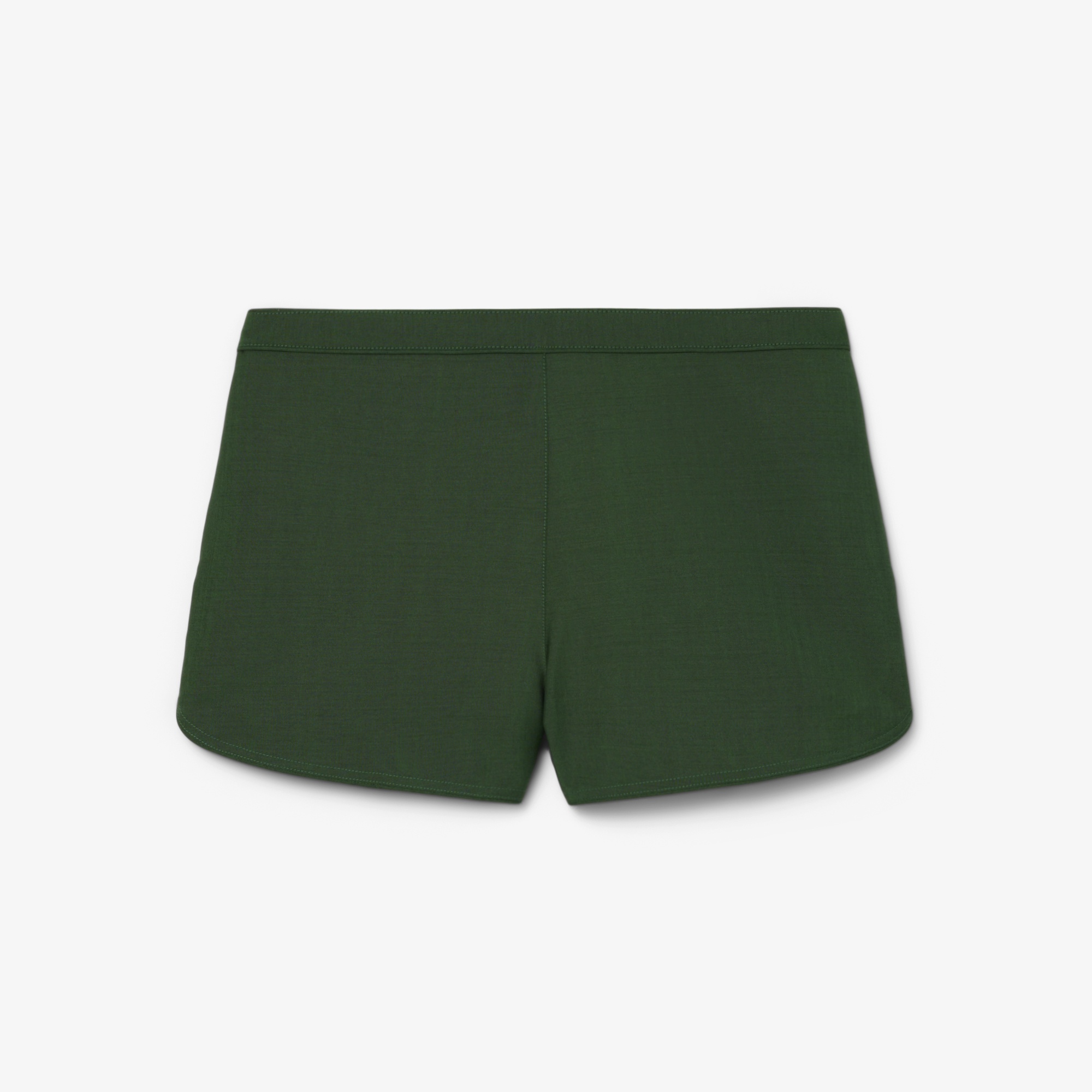 SS26 RUNWAY Erkek Yün Yeşil Şort