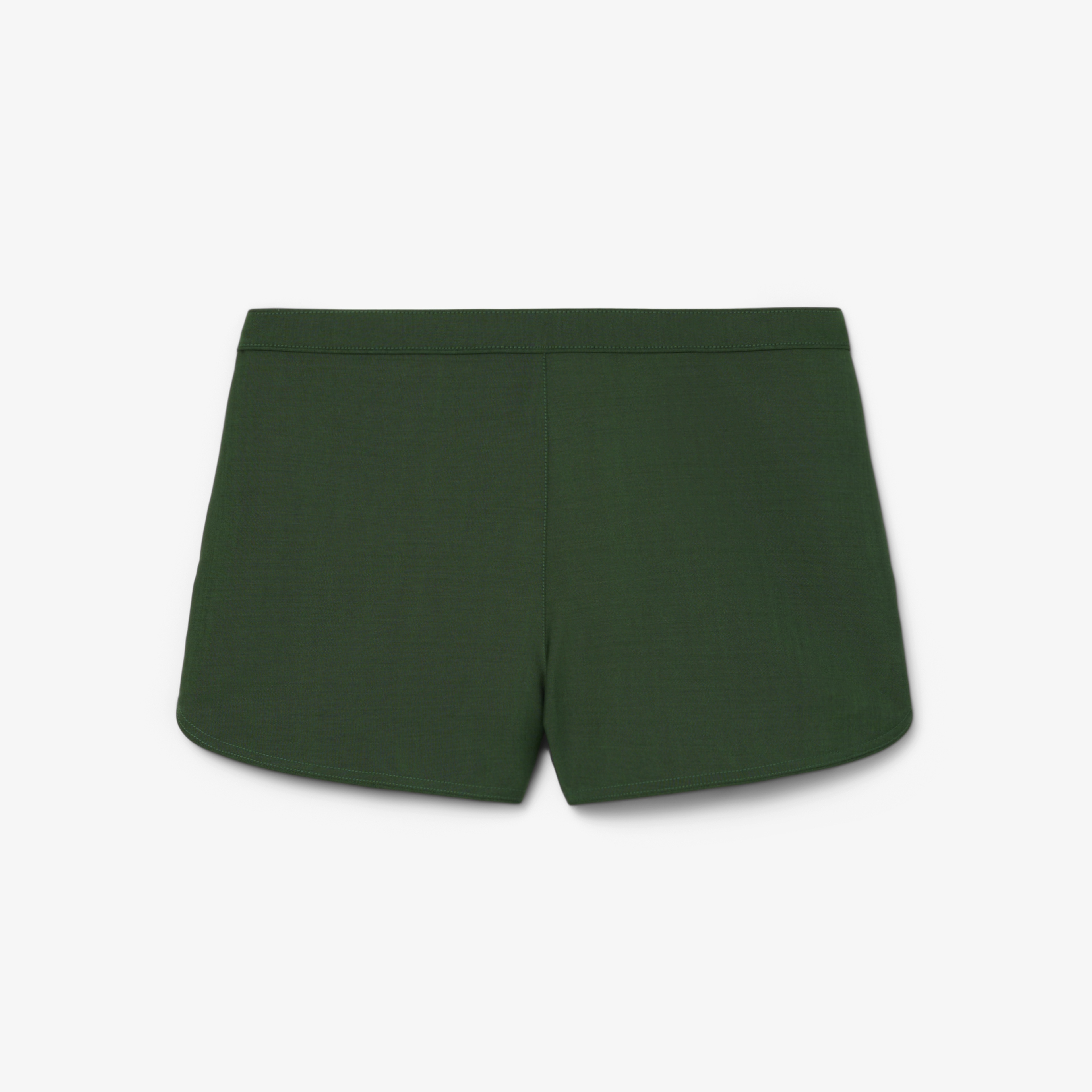 SS26 RUNWAY Erkek Yün Yeşil Şort