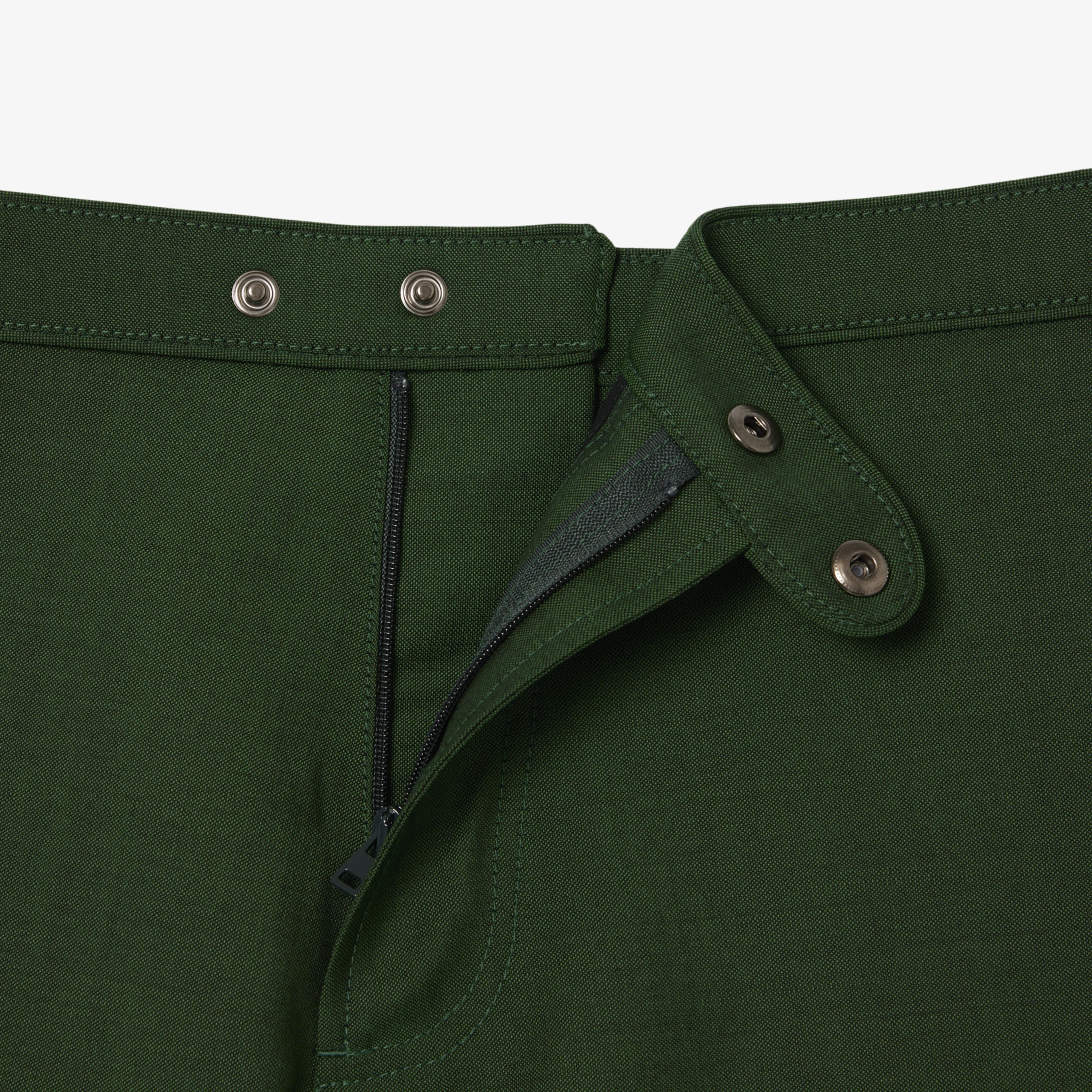 SS26 RUNWAY Erkek Yün Yeşil Şort