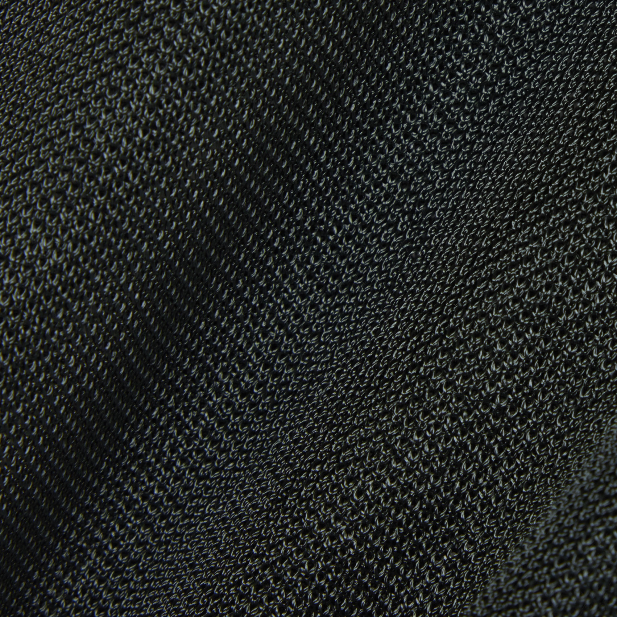 SS26 RUNWAY Erkek Slim Fit Kısa Kollu Polo Yaka Saten Koyu Yeşil Triko