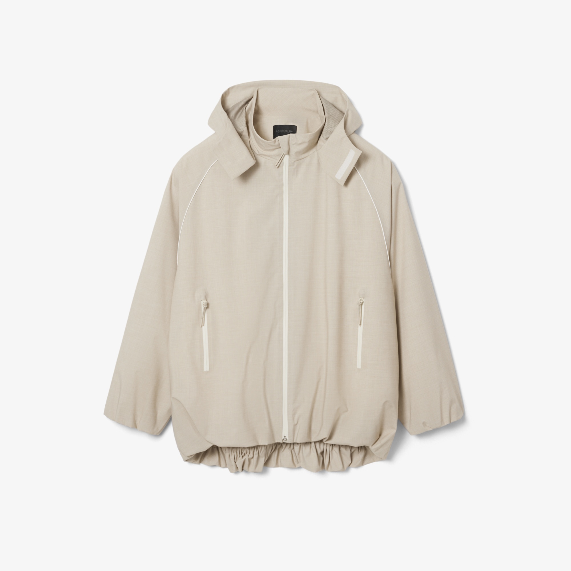 SS26 RUNWAY Unisex Bej Yağmurluk
