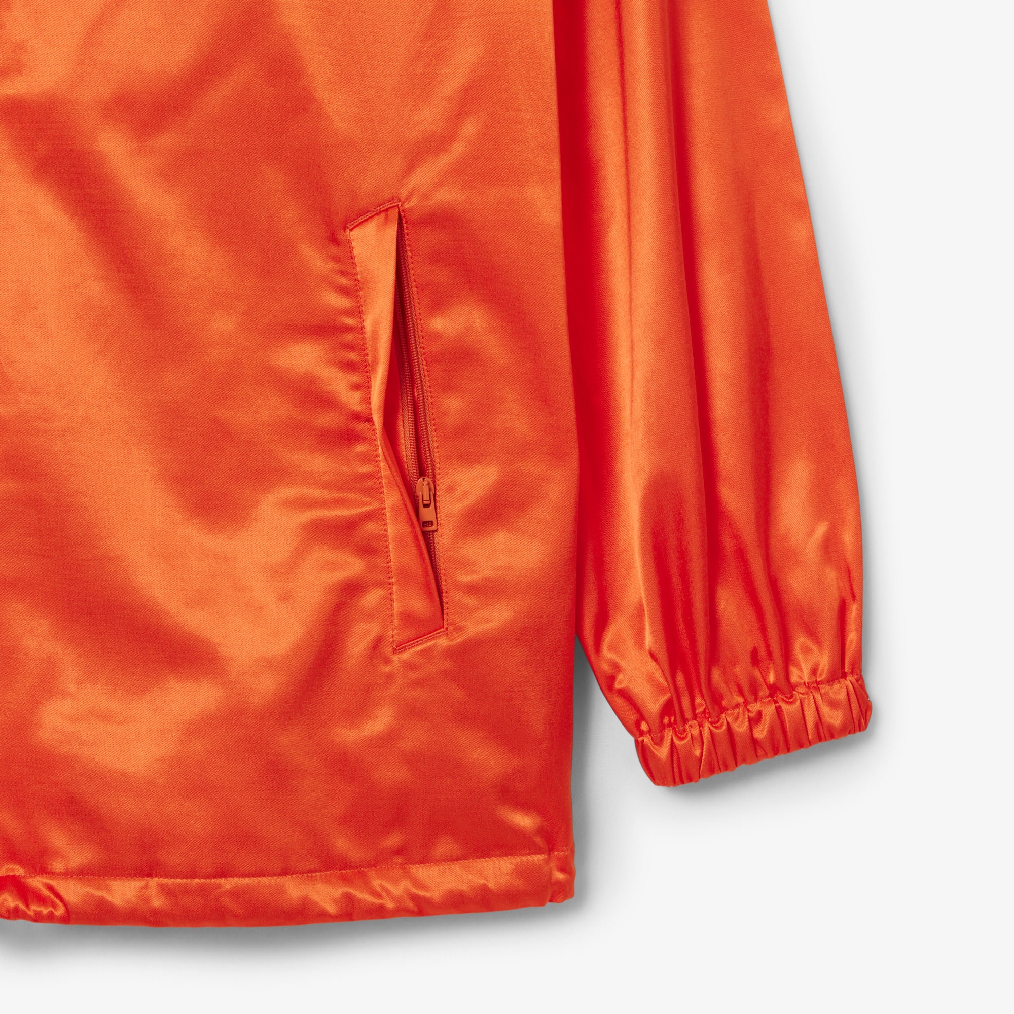 SS26 RUNWAY Kadın Fermuarlı Turuncu Ceket