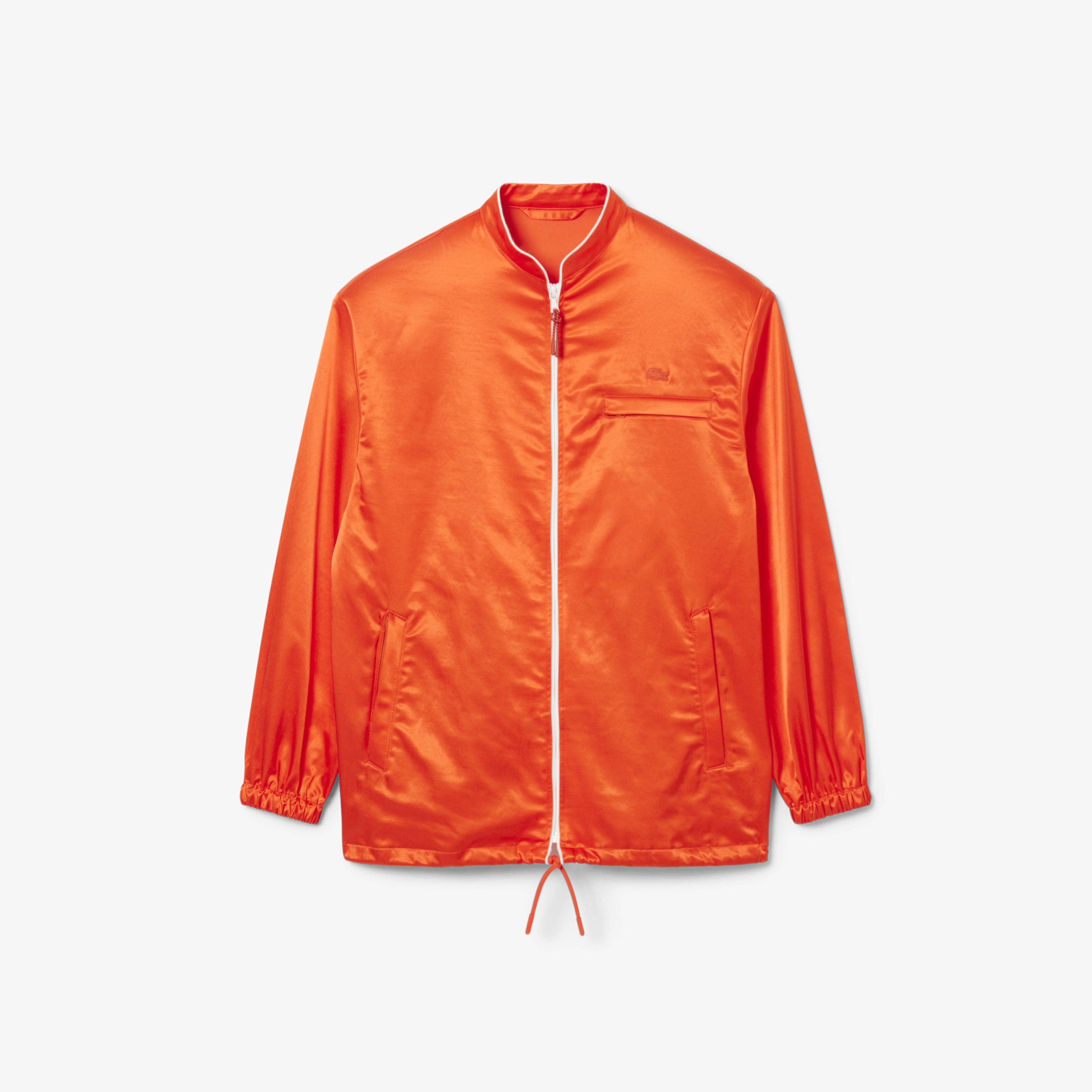 SS26 RUNWAY Kadın Fermuarlı Turuncu Ceket