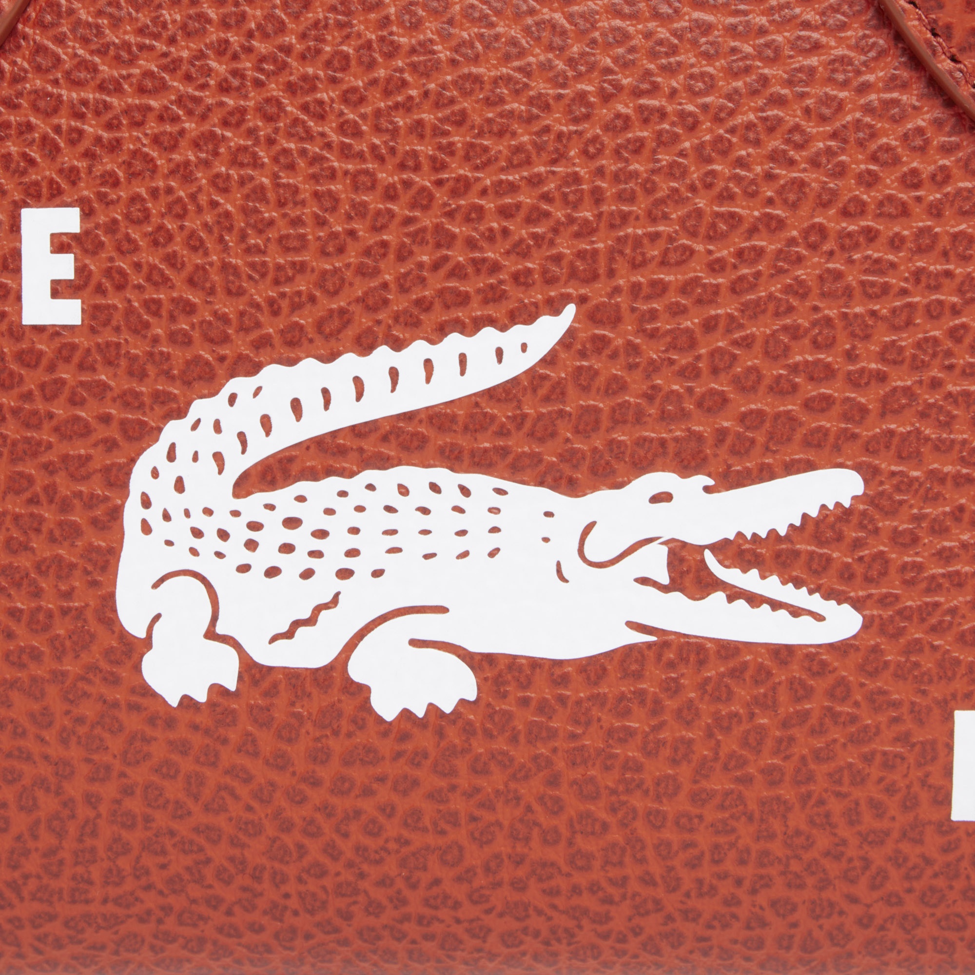 SS26 RUNWAY Unisex Deri Turuncu Seyahat Çantası