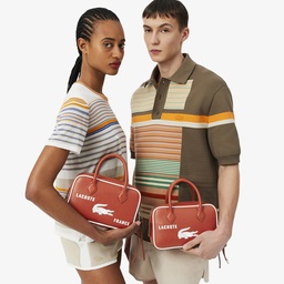 SS26 RUNWAY Unisex Deri Turuncu Seyahat Çantası Turuncu