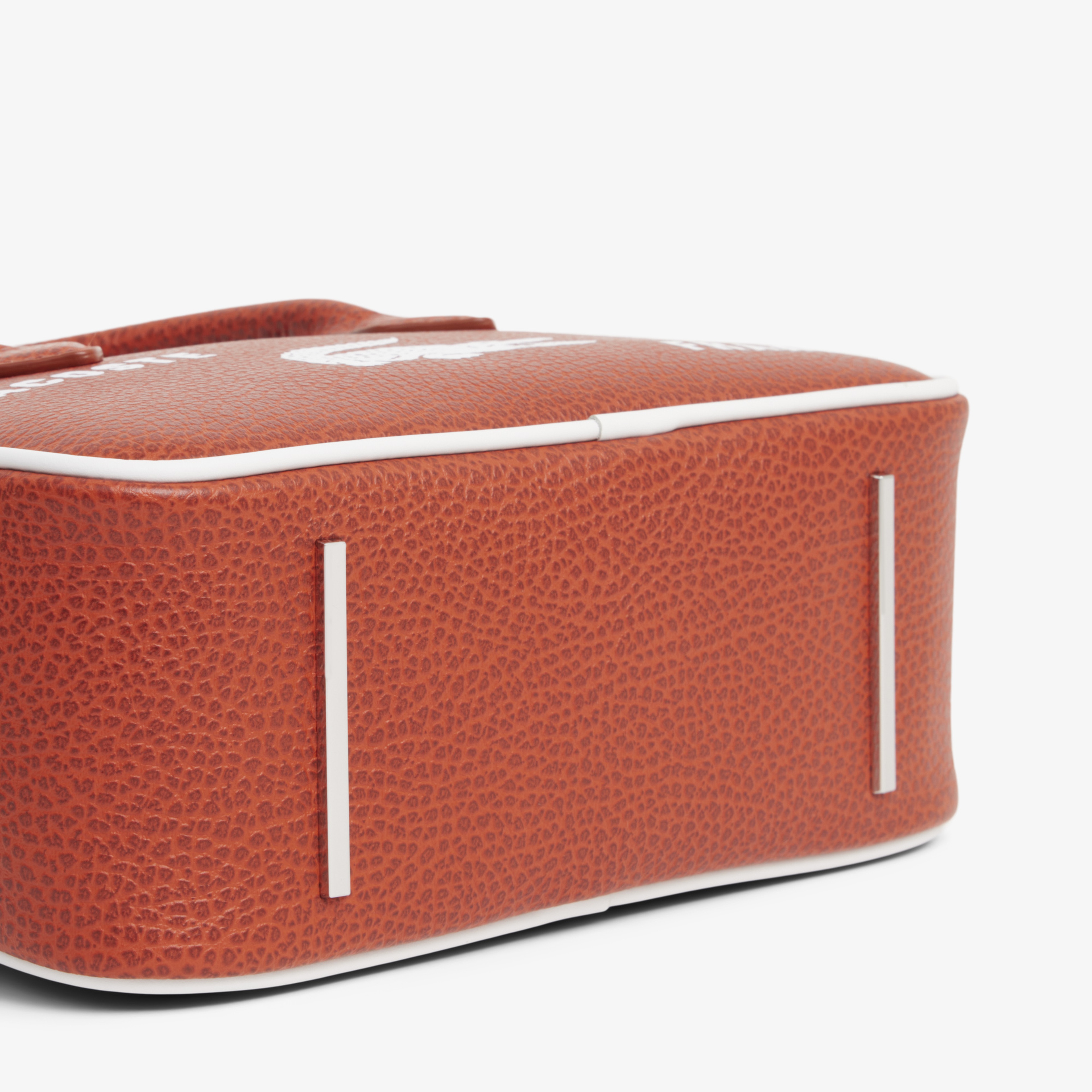 SS26 RUNWAY Unisex Deri Turuncu Seyahat Çantası